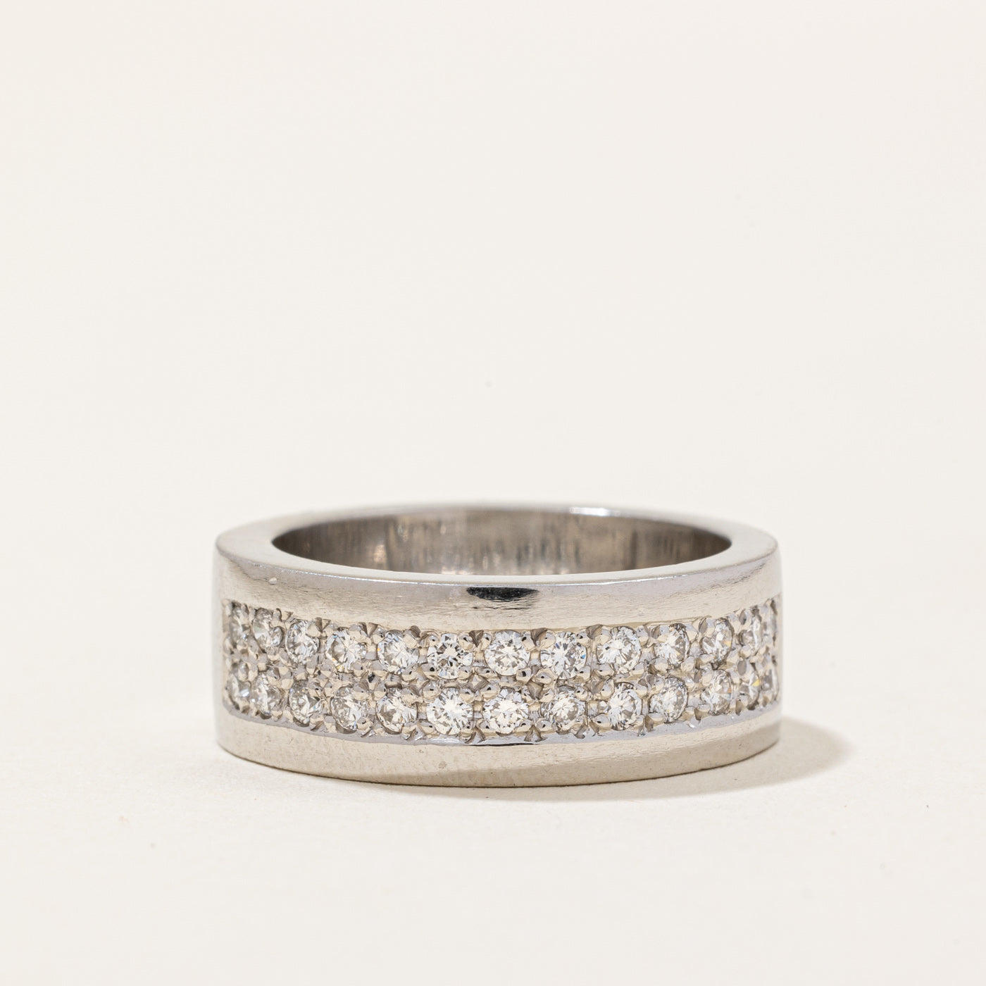 Pave Set Diamond Ring | 0.45ctw | SZ 6 |