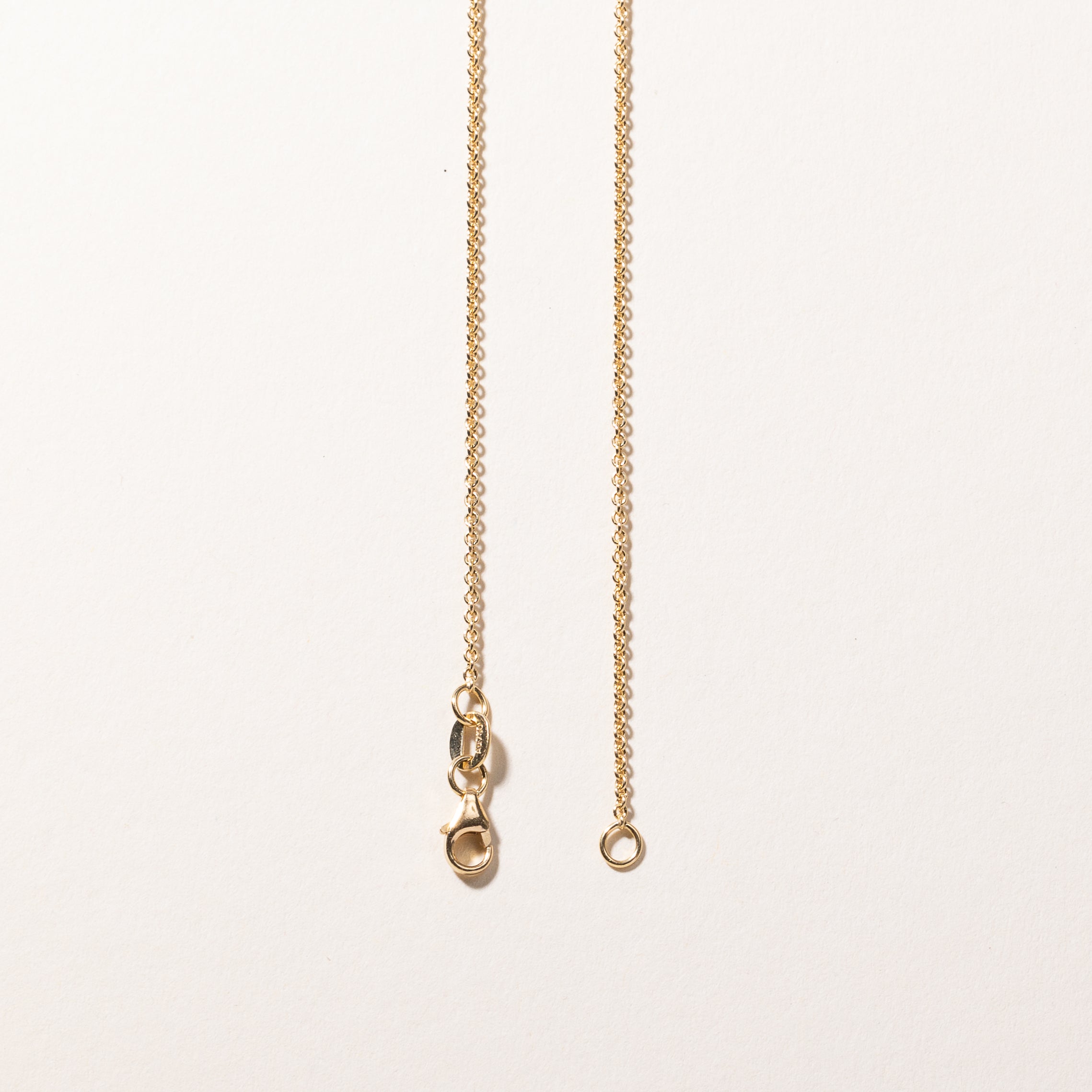 18k Yellow Gold Diamond Necklace | 0.60ctw | 20"