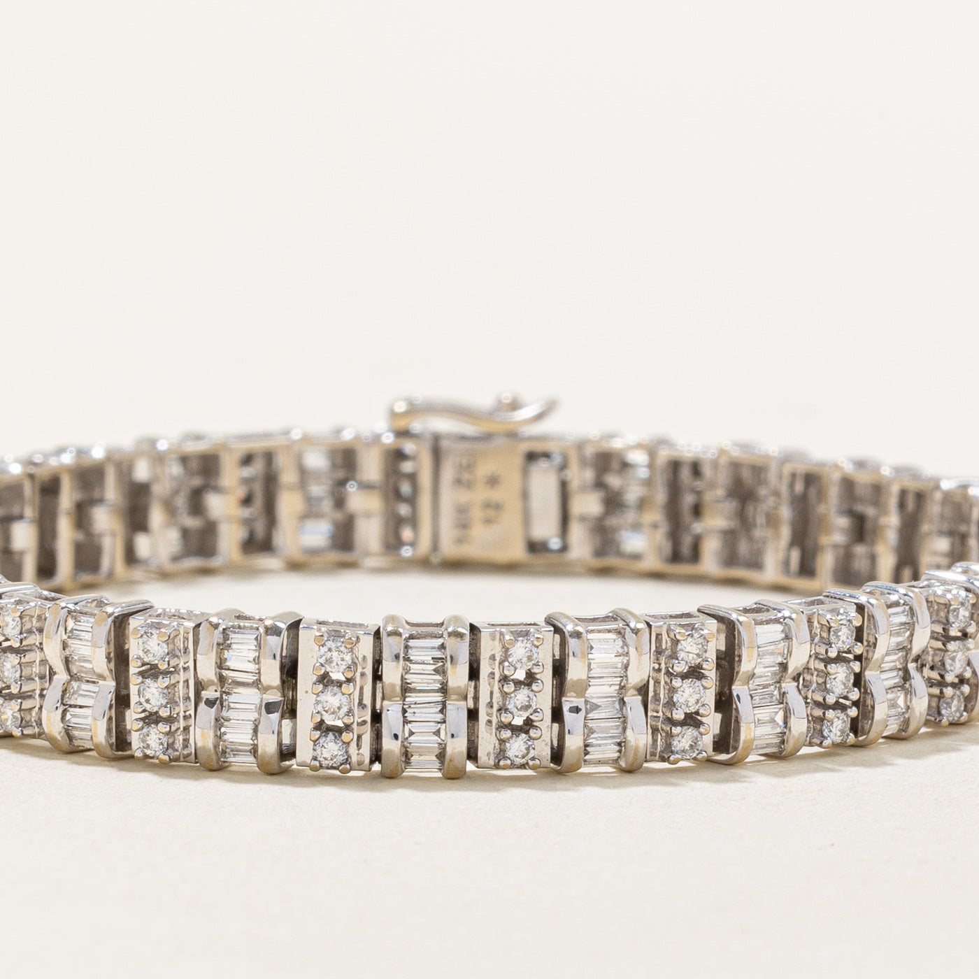 Diamond Bracelet | 1.16ctw, 0.72ctw | 7.25" |