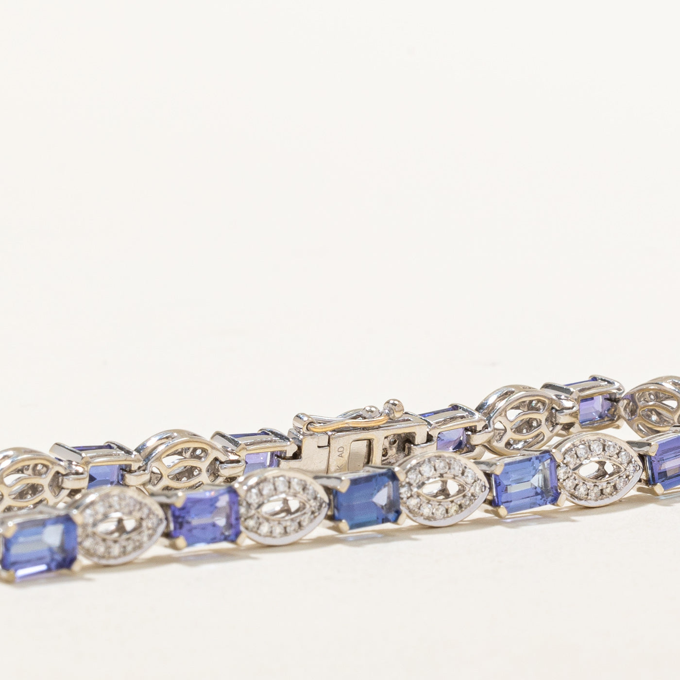 Tanzanite & Diamond Bracelet | 6.66ctw, 1.04ctw | 7.5" |