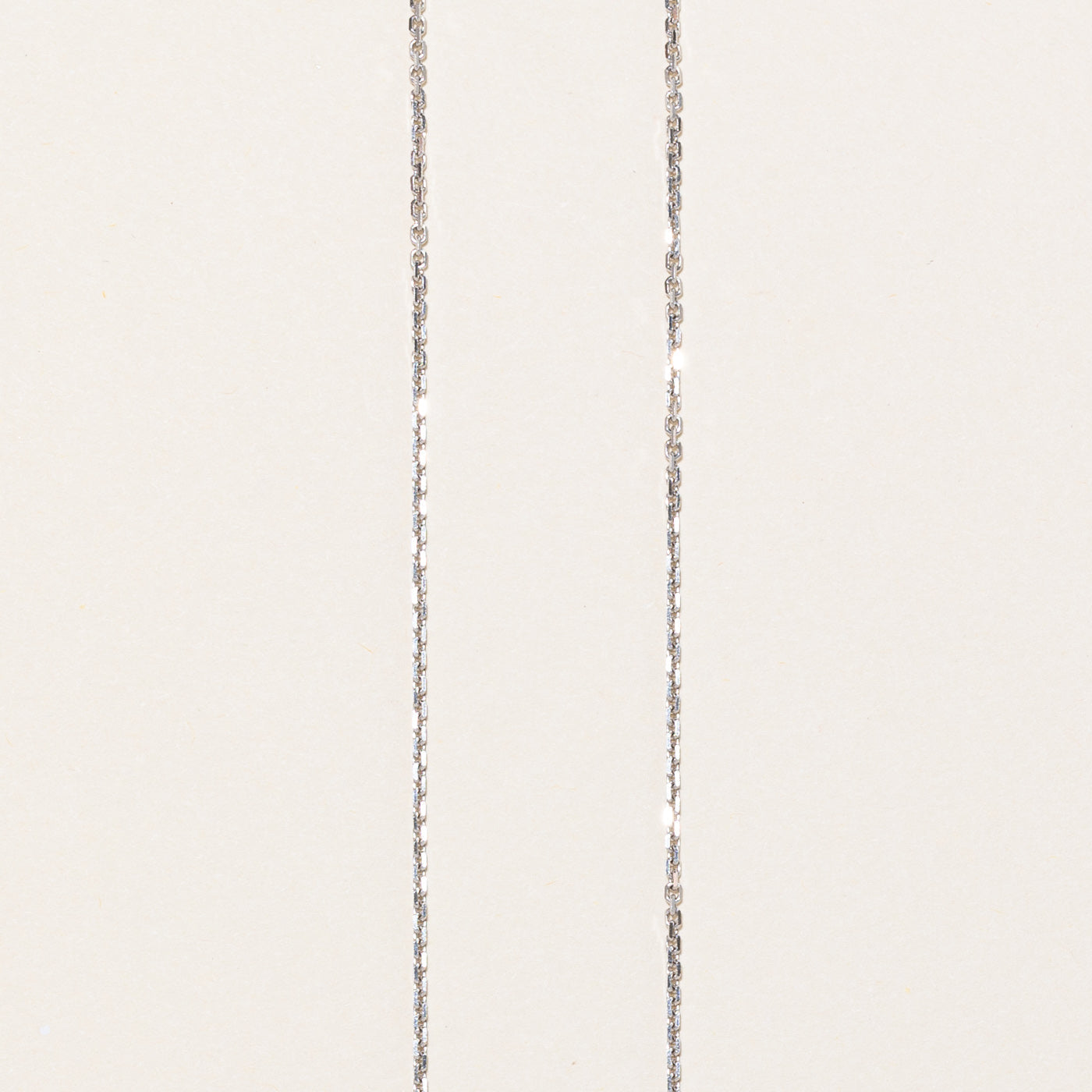White Gold & Emerald Cut Diamond Necklace | 1.09ct | 18" |