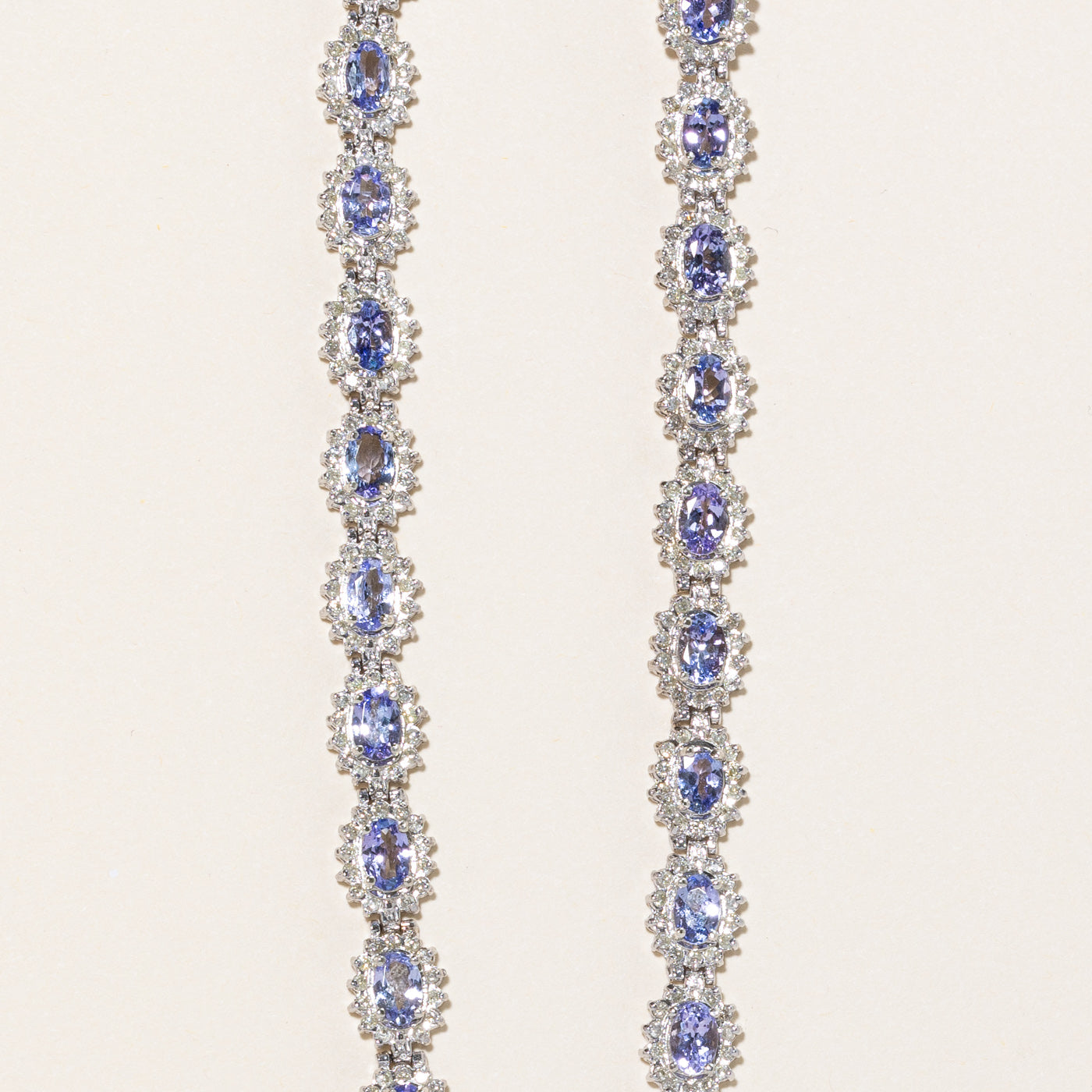Tanzanite & Diamond Necklace | 15.47ctw, 6.58ctw | 18" |