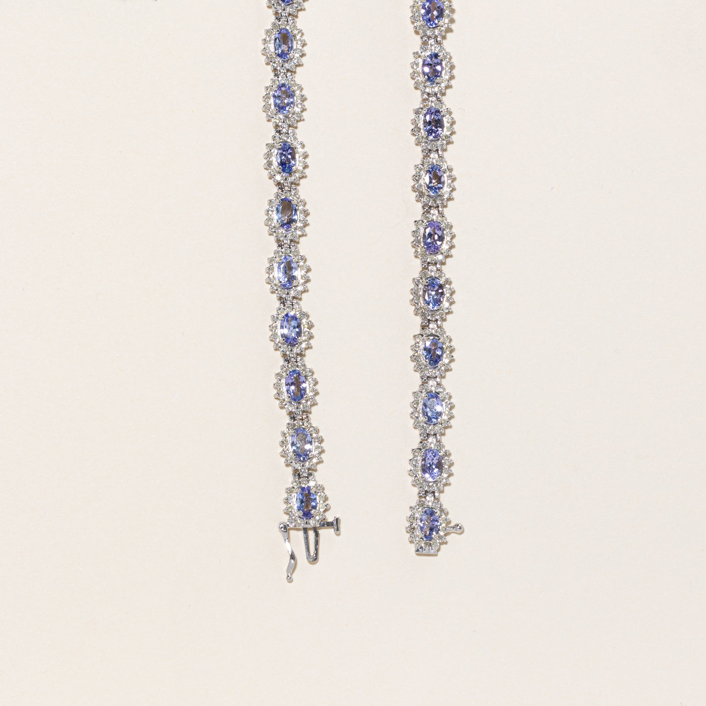 Tanzanite & Diamond Necklace | 15.47ctw, 6.58ctw | 18" |