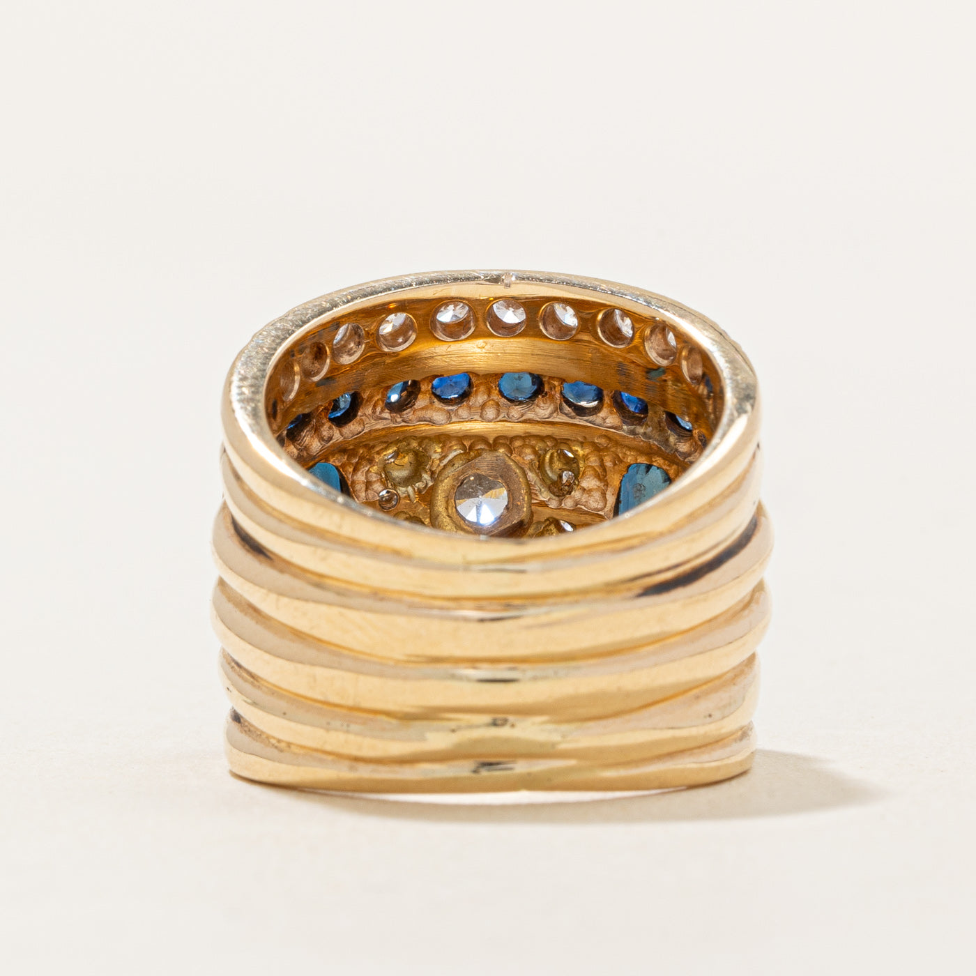 Sapphire & Diamond Ring | 1.89ctw, 0.88ctw, 0.41ct | SZ 6 |