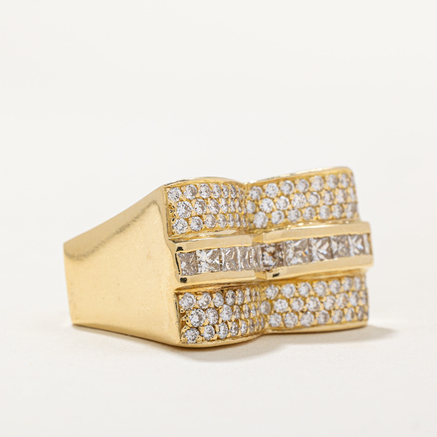 Diamond Cocktail Ring | 1.65ctw, 0.41ctw | SZ 7.5 |