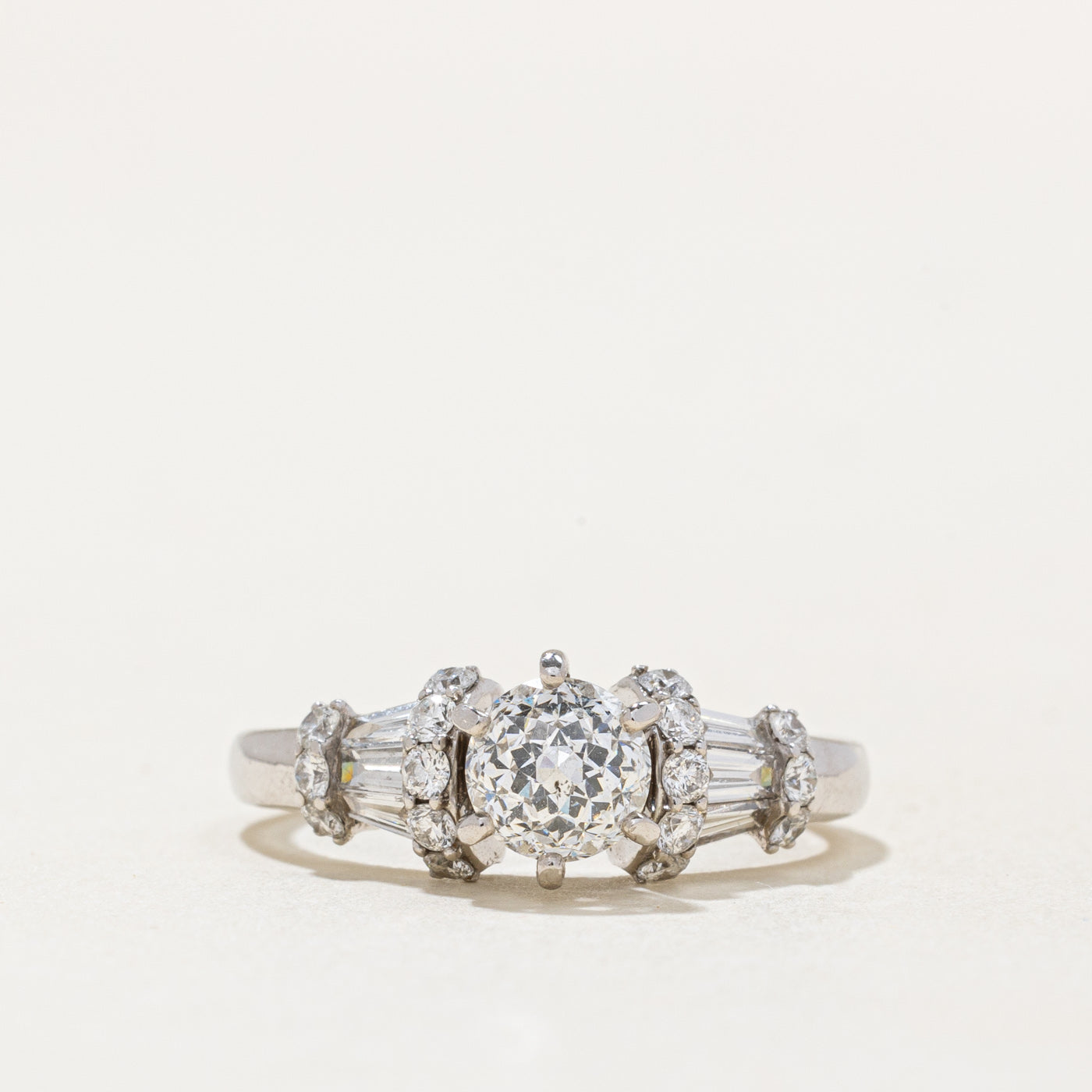 Diamond Engagement Ring | 0.59ct, 0.34ctw, 0.28ctw | SZ 4.75 |