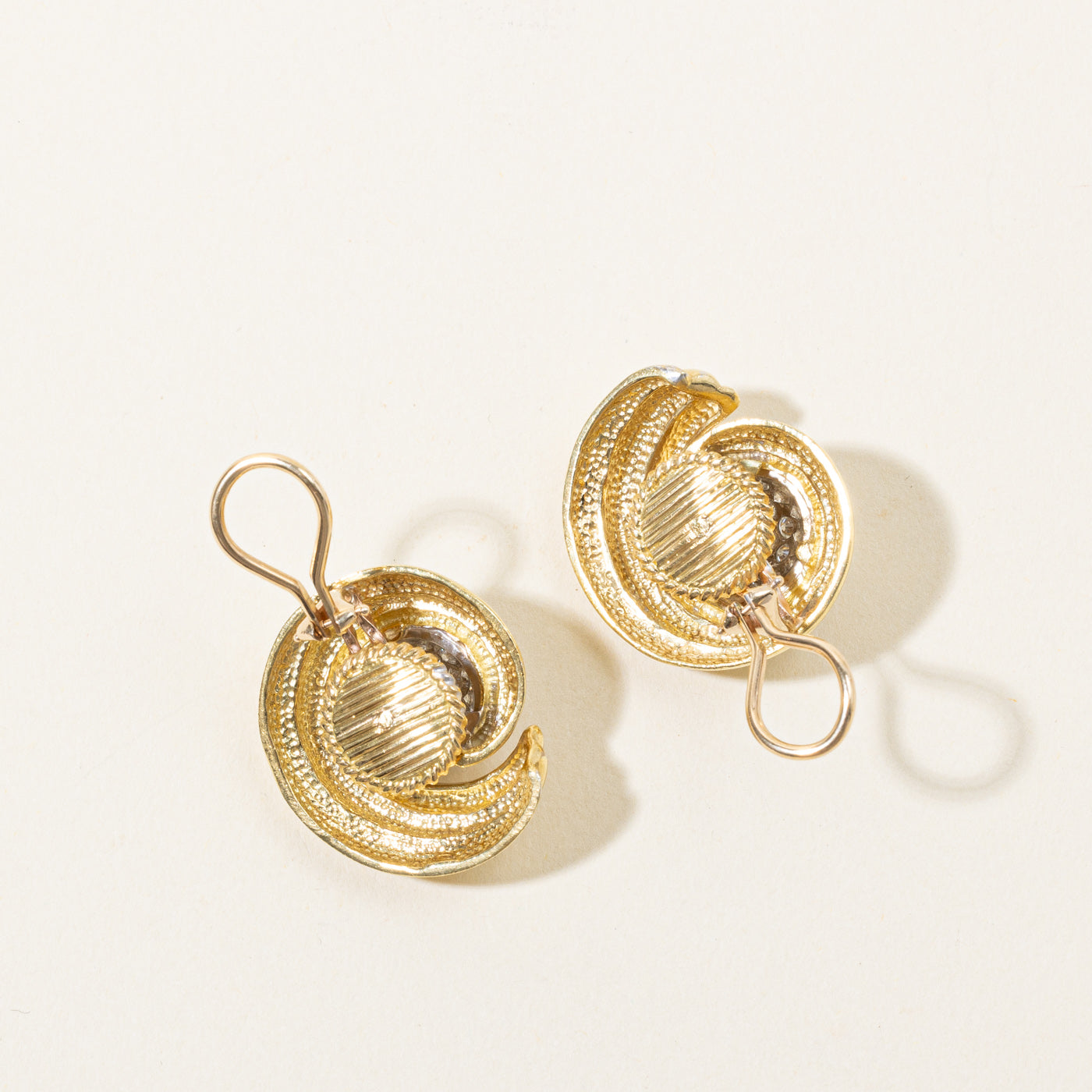 Diamond Swirl Clip On Earrings | 1.33ctw |