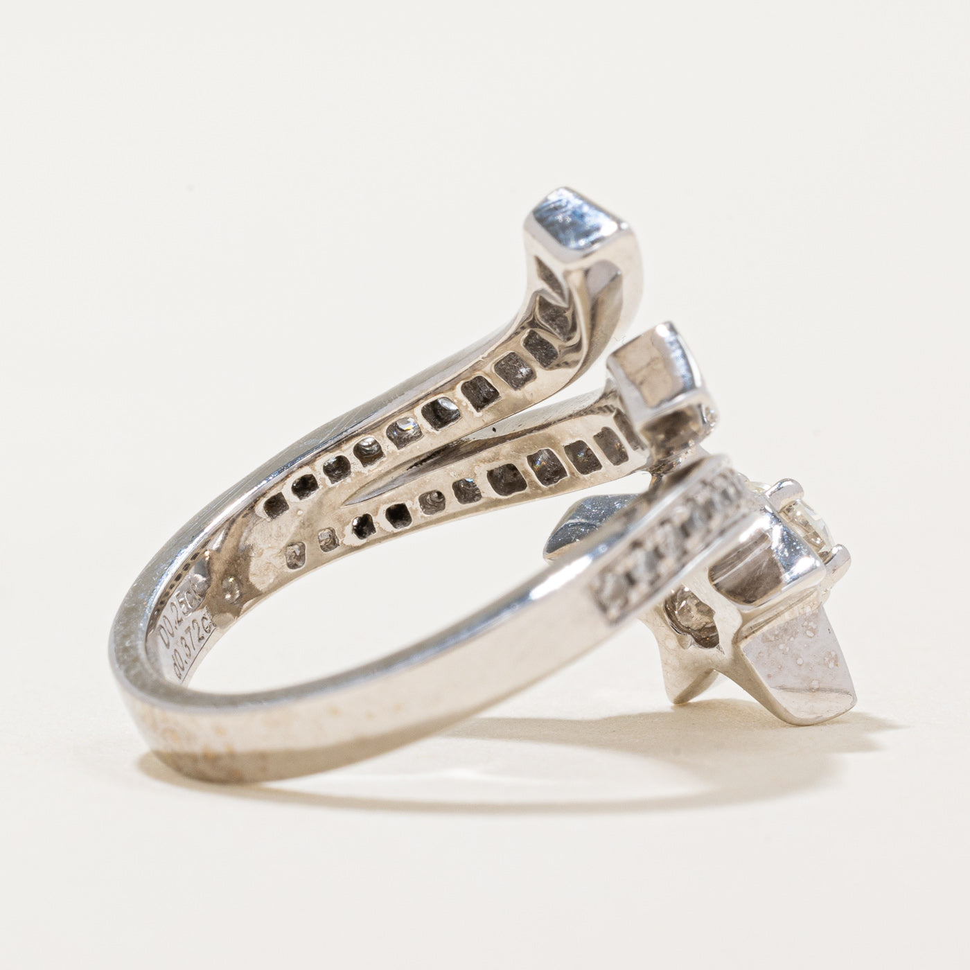 Diamond Shooting Star Ring | 0.62ctw | SZ 3.5 |