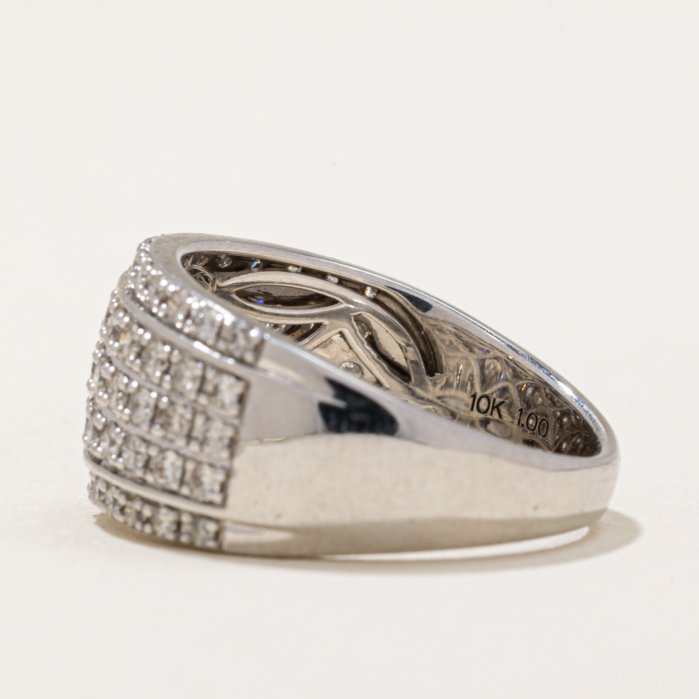 Michael Hill' Pave Set Diamond Ring | 1.00ctw | SZ 7.25 |