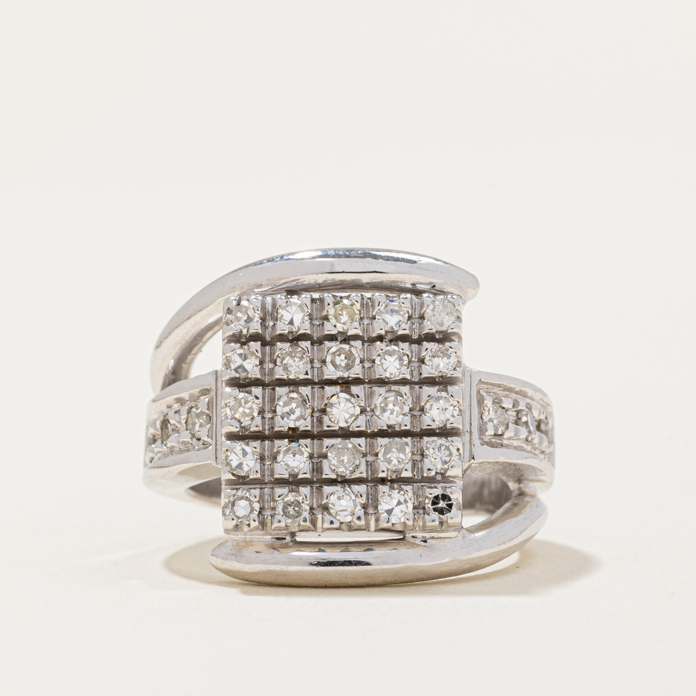 Diamond Cocktail Ring | 0.62ctw | SZ 6 |