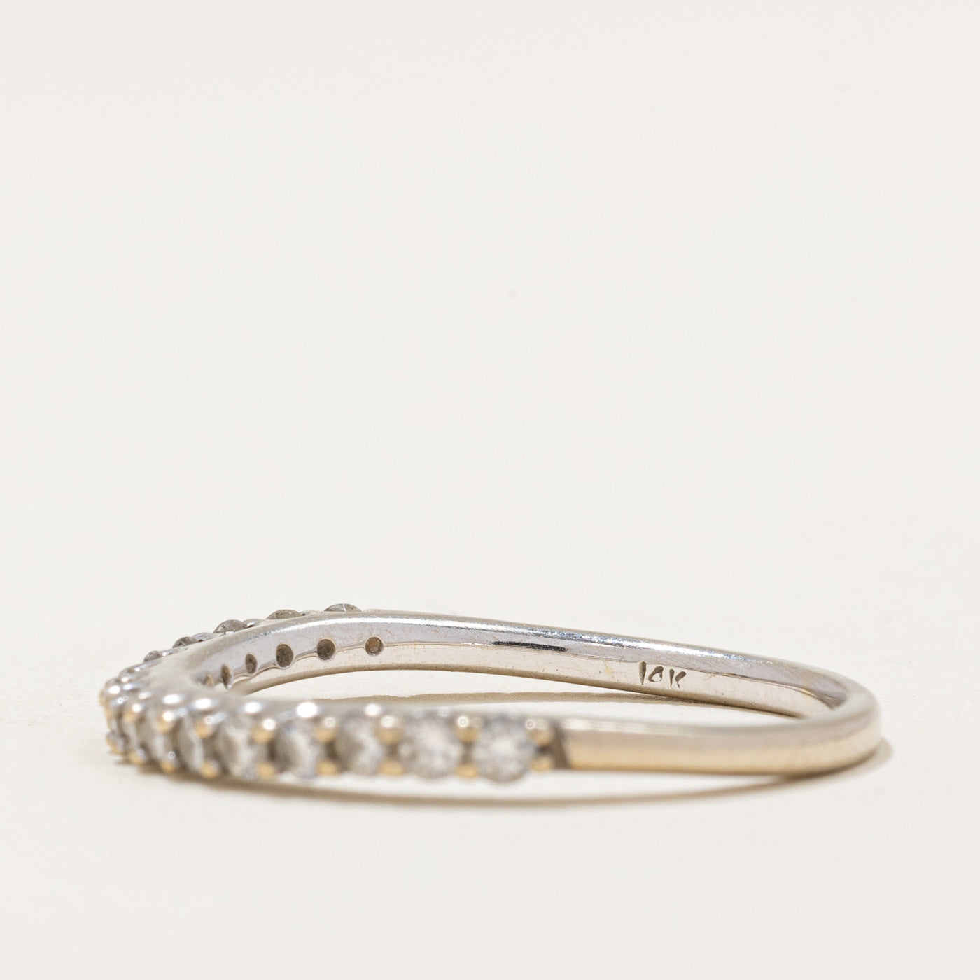 Alliances jumelées semi-éternité en diamants | 1,00 ct au total | Taille 8 |