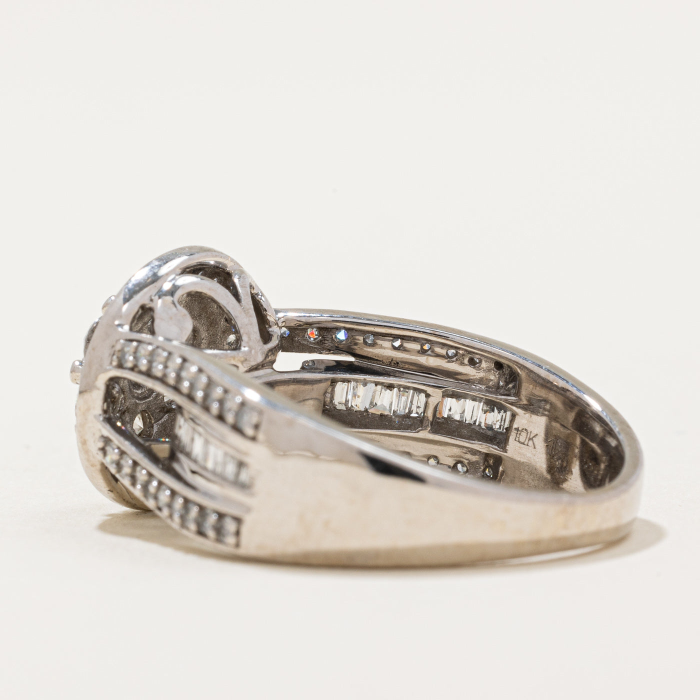Diamond Cocktail Ring | 1.05ctw | SZ 6.5 |