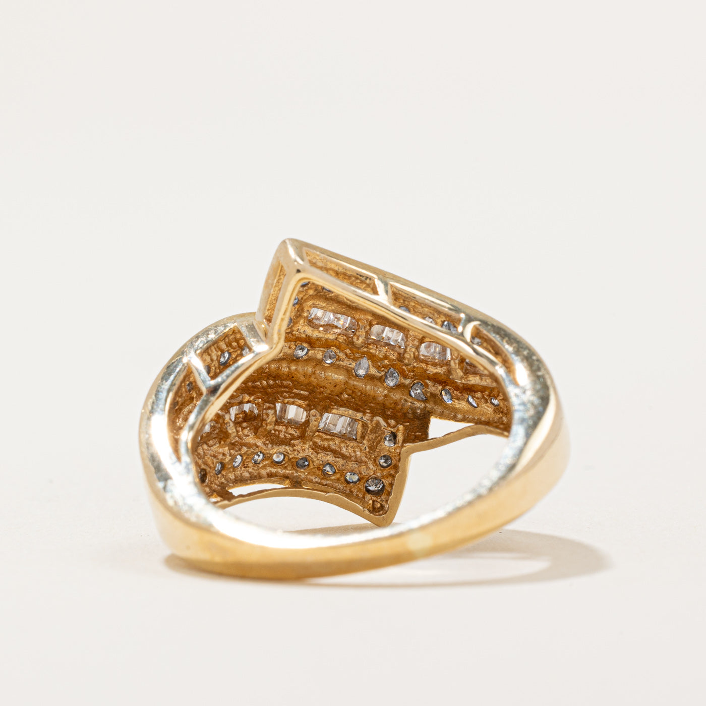 Diamond Waterfall Ring | 0.61ctw | SZ 5.5 |