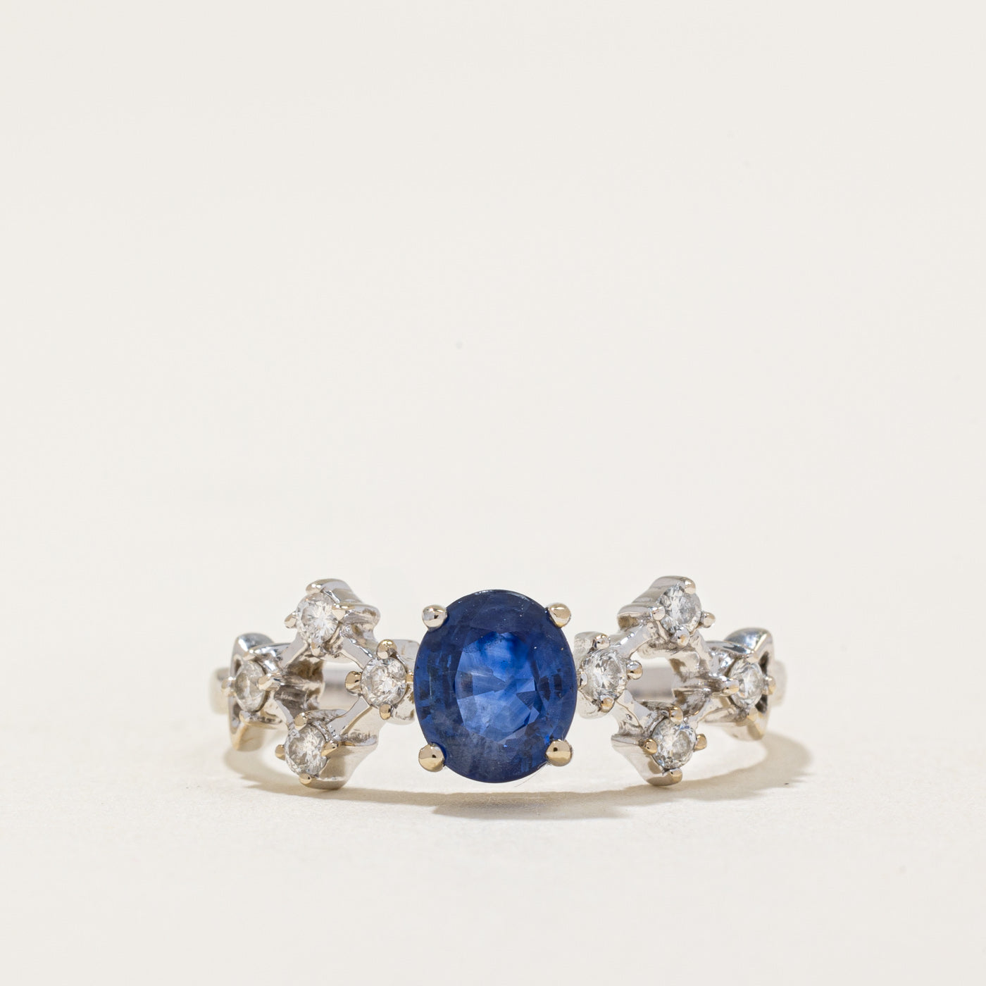 Sapphire & Diamond Cocktail Ring | 0.94ct, 0.16ctw | SZ 6.25 |