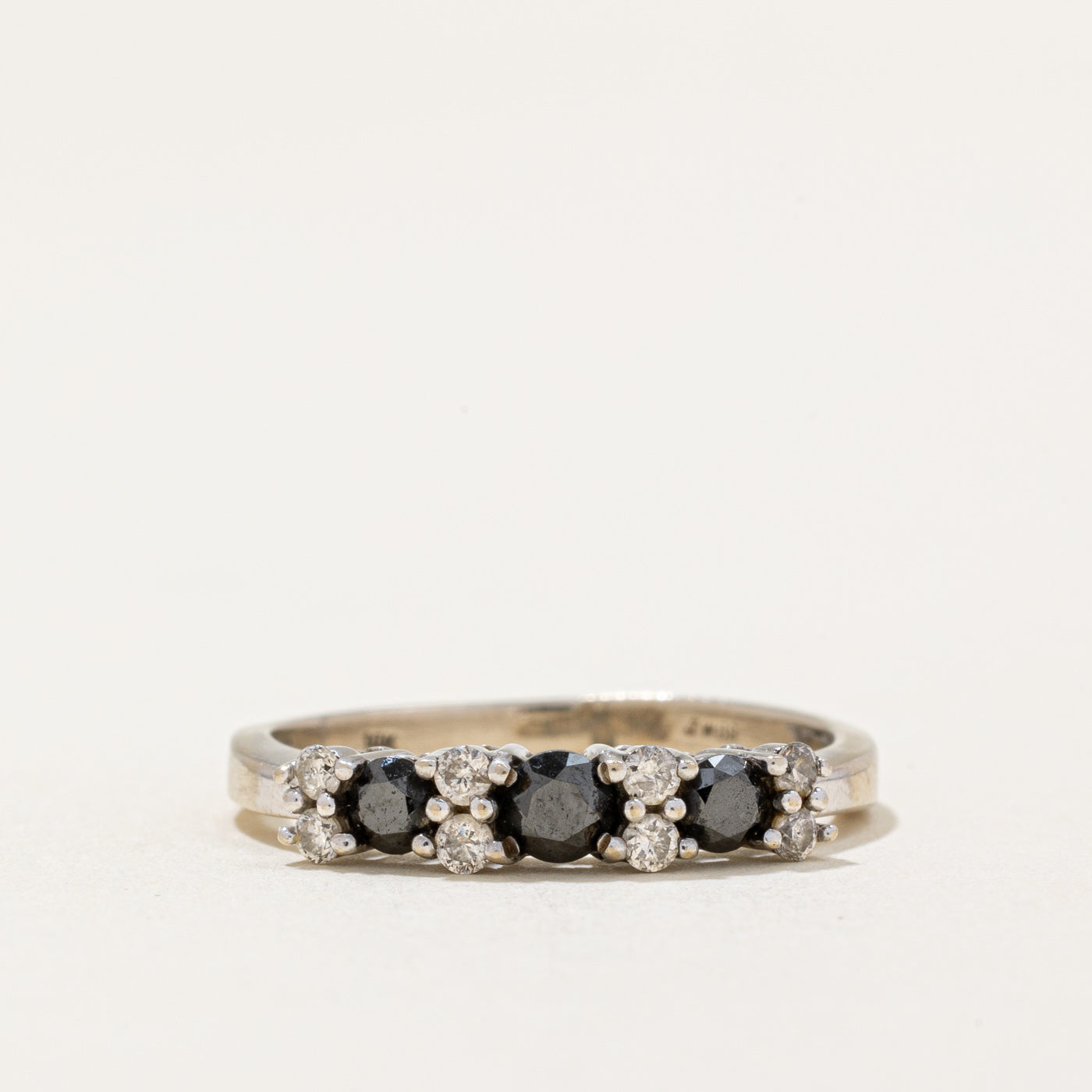 Black & White Diamond Ring | 0.30ctw, 0.15ctw | SZ 6 |