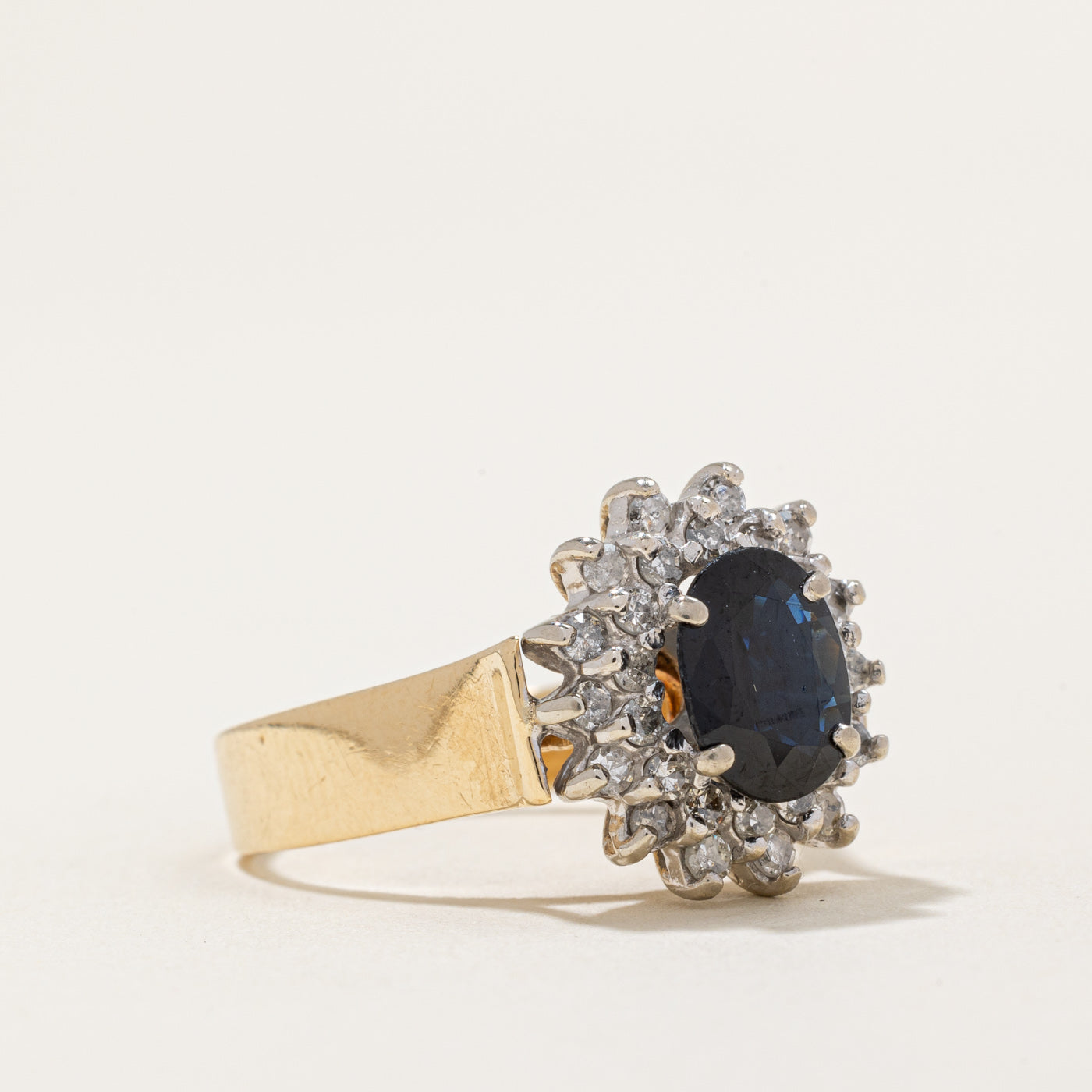 Sapphire & Diamond Halo Ring | 2.01ct, 0.52ctw | SZ 6.75 |