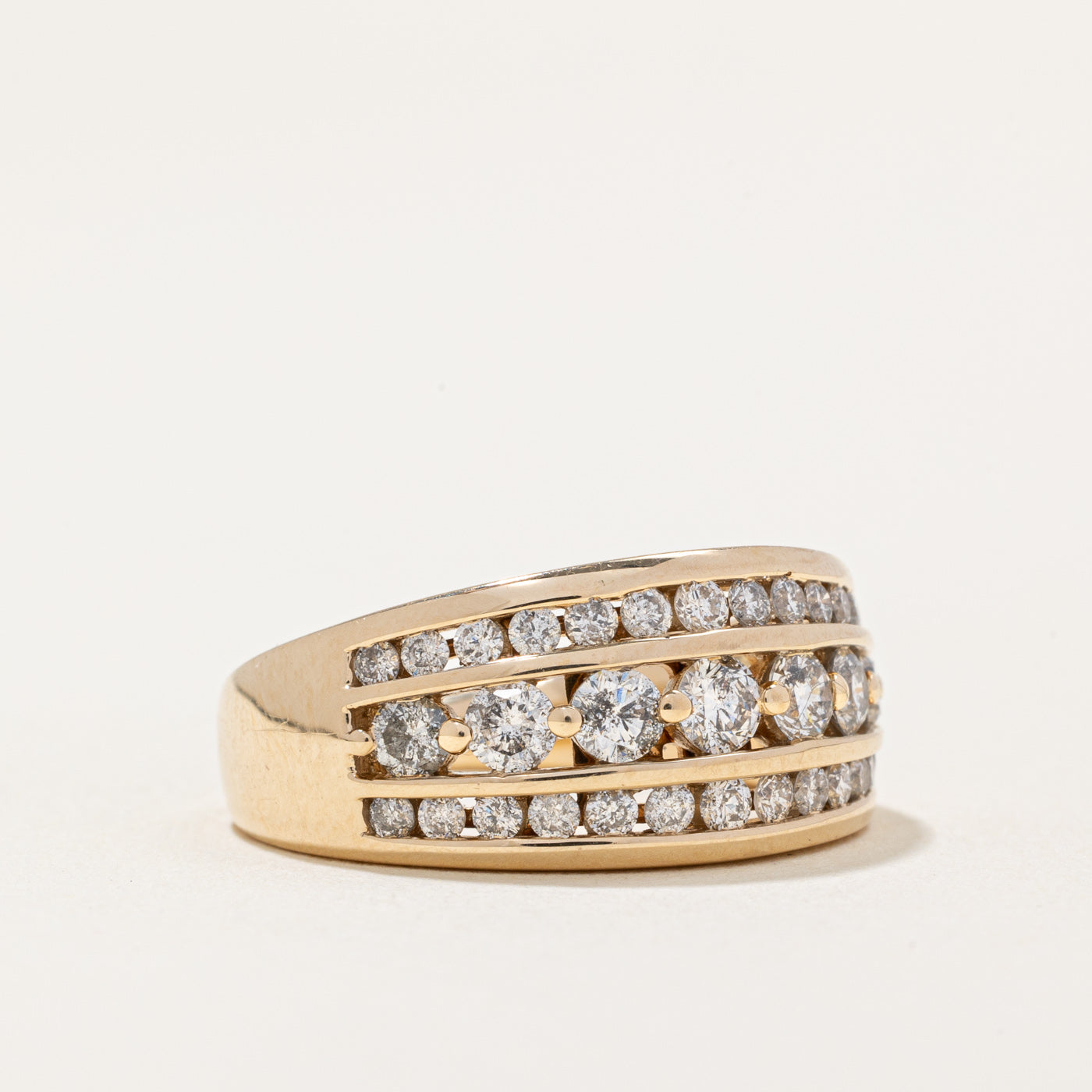 Bague cocktail en diamants | 1,00 ct | Taille 6 |