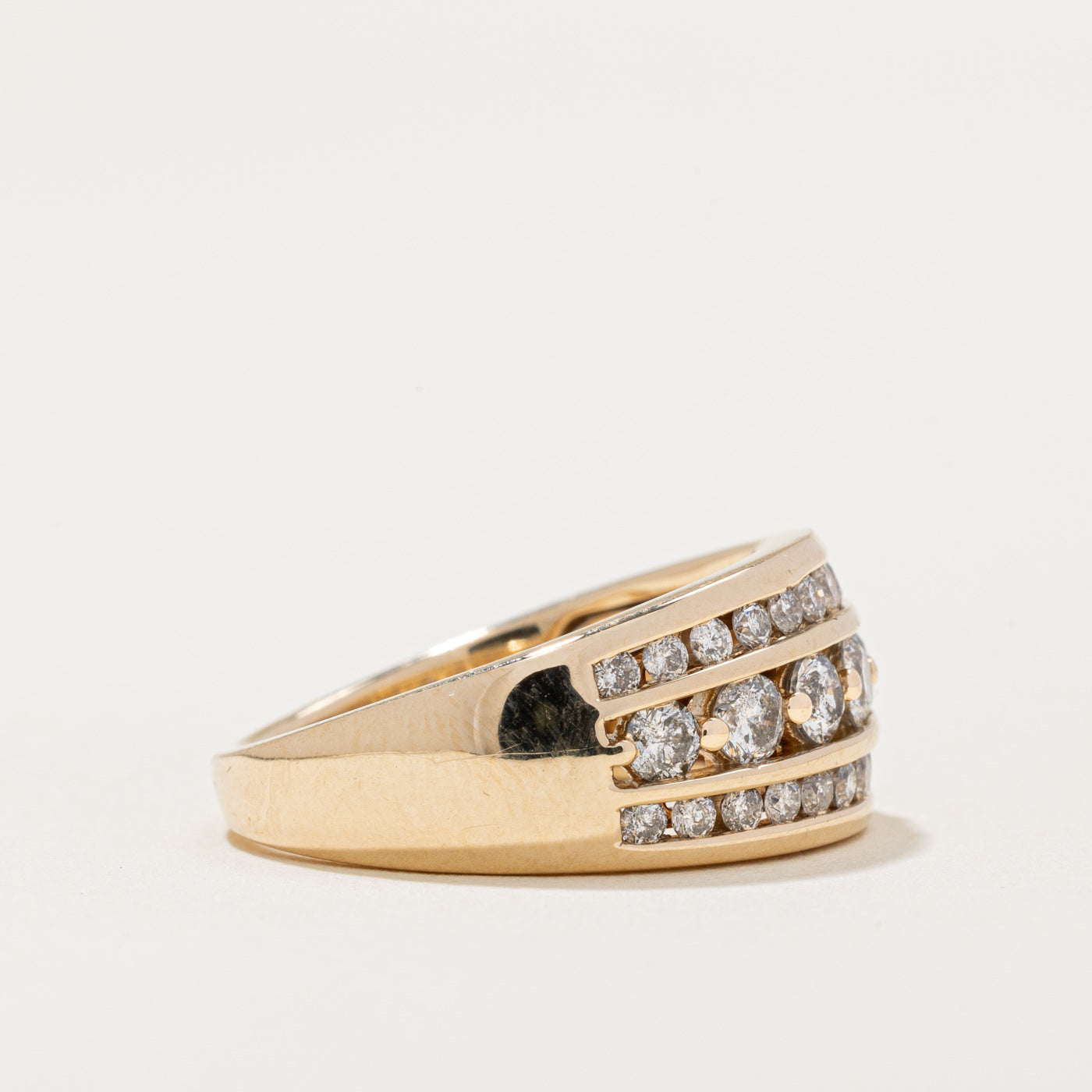 Bague cocktail en diamants | 1,00 ct | Taille 6 |