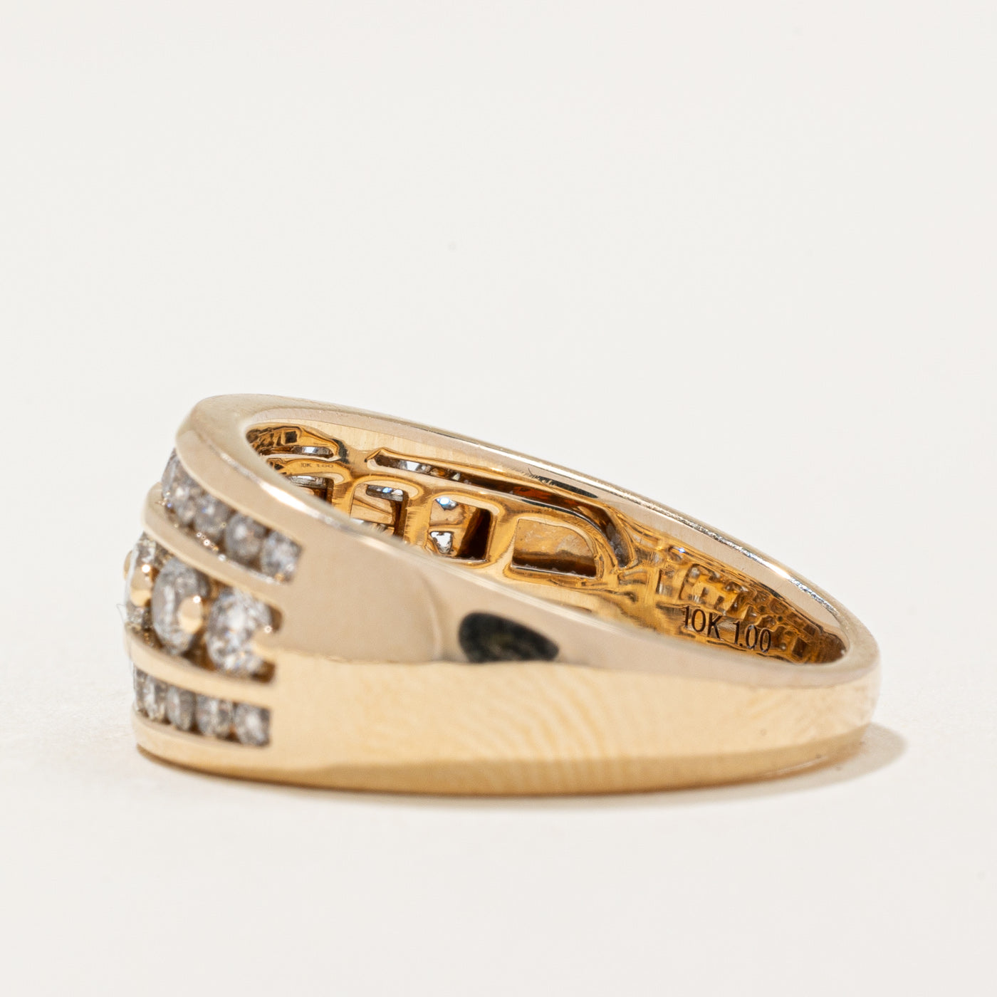 Bague cocktail en diamants | 1,00 ct | Taille 6 |