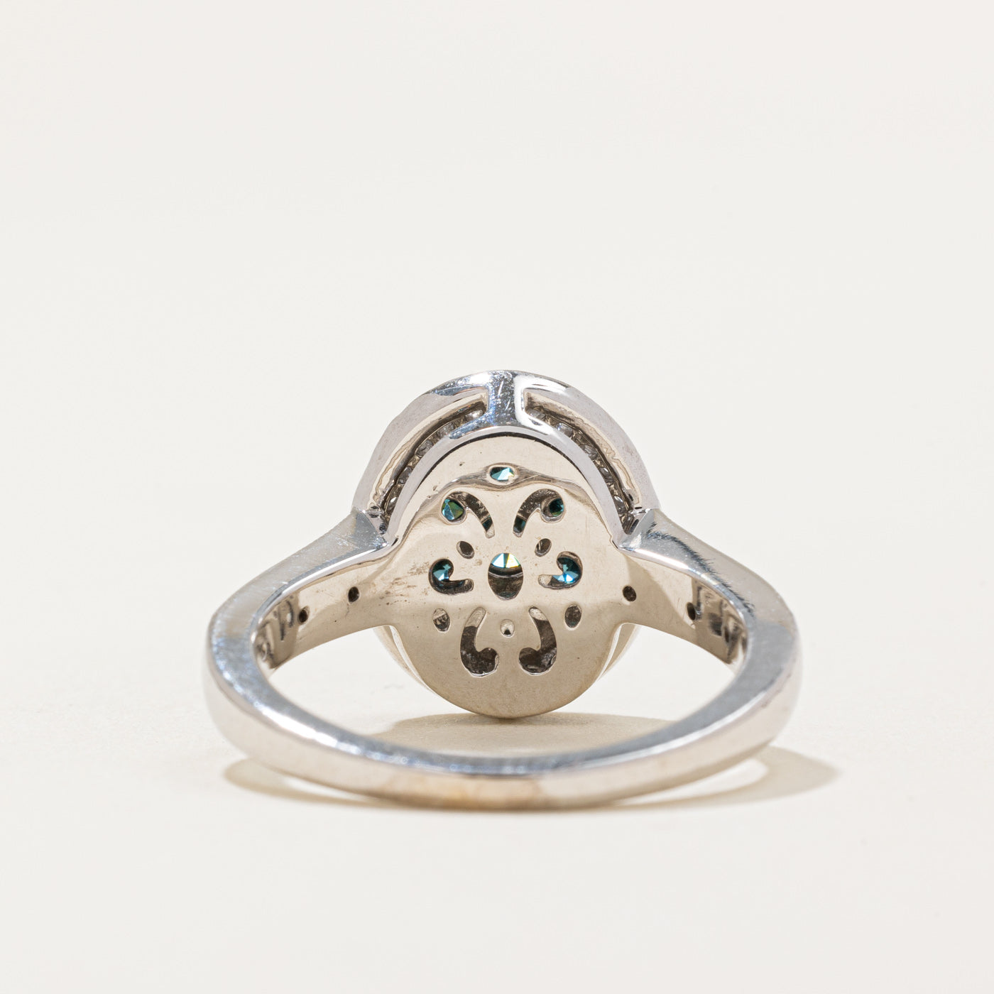 Bague en diamant bleu et blanc | 0,70 ct, 0,30 ct | Taille 7 |