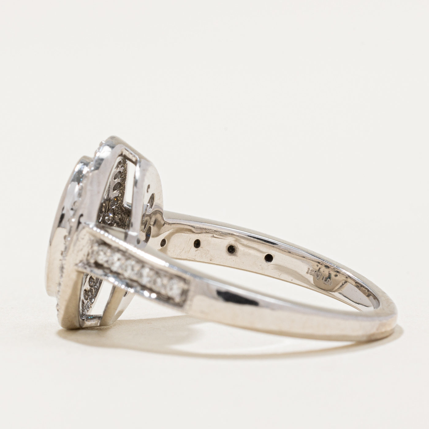 Bague en diamant bleu et blanc | 0,70 ct, 0,30 ct | Taille 7 |