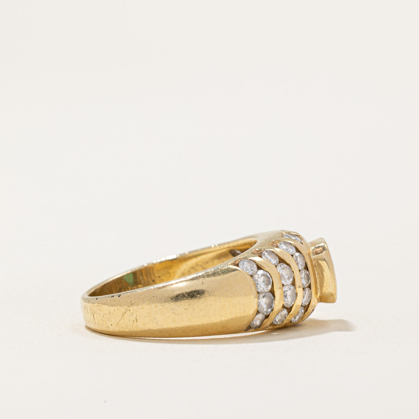 Diamond & Emerald Ring | 0.67ctw, 0.28ct | SZ 4.25 |