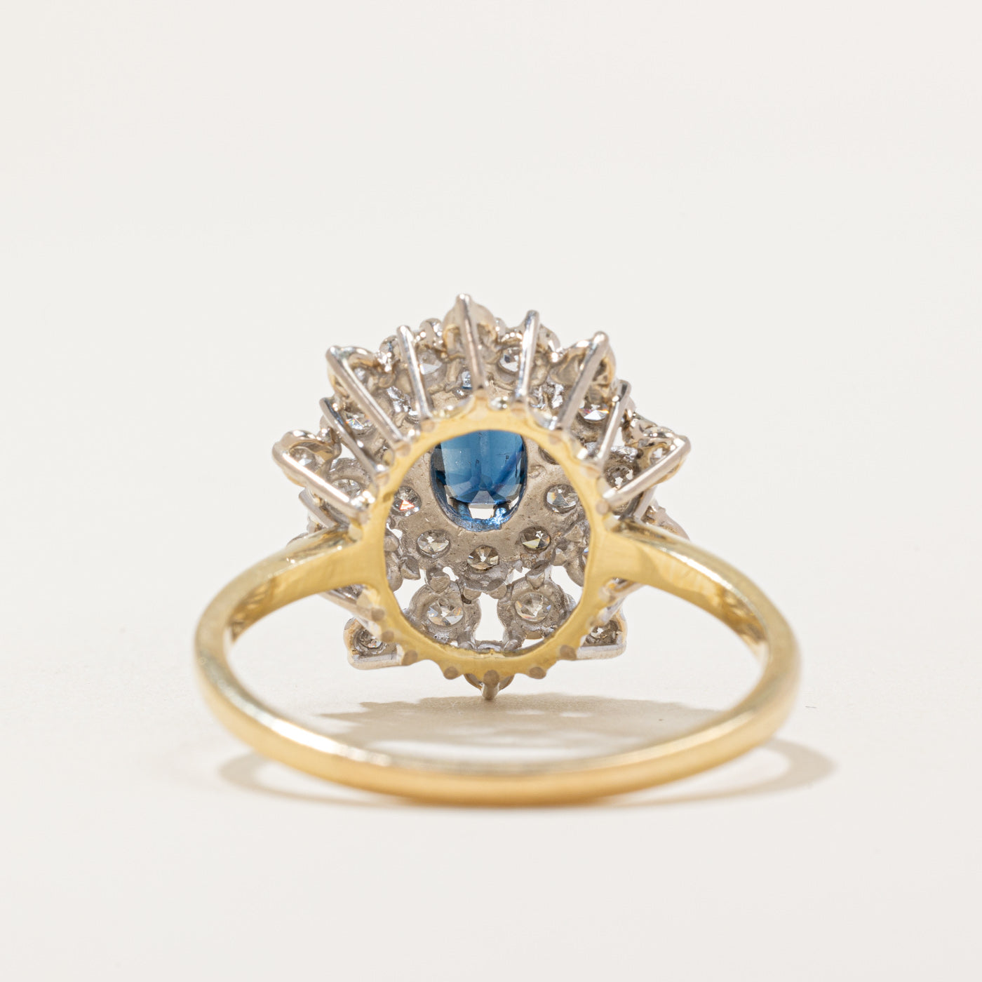 Diamond & Sapphire Cocktail Ring | 0.79ctw, 0.60ct | SZ 10.75 |