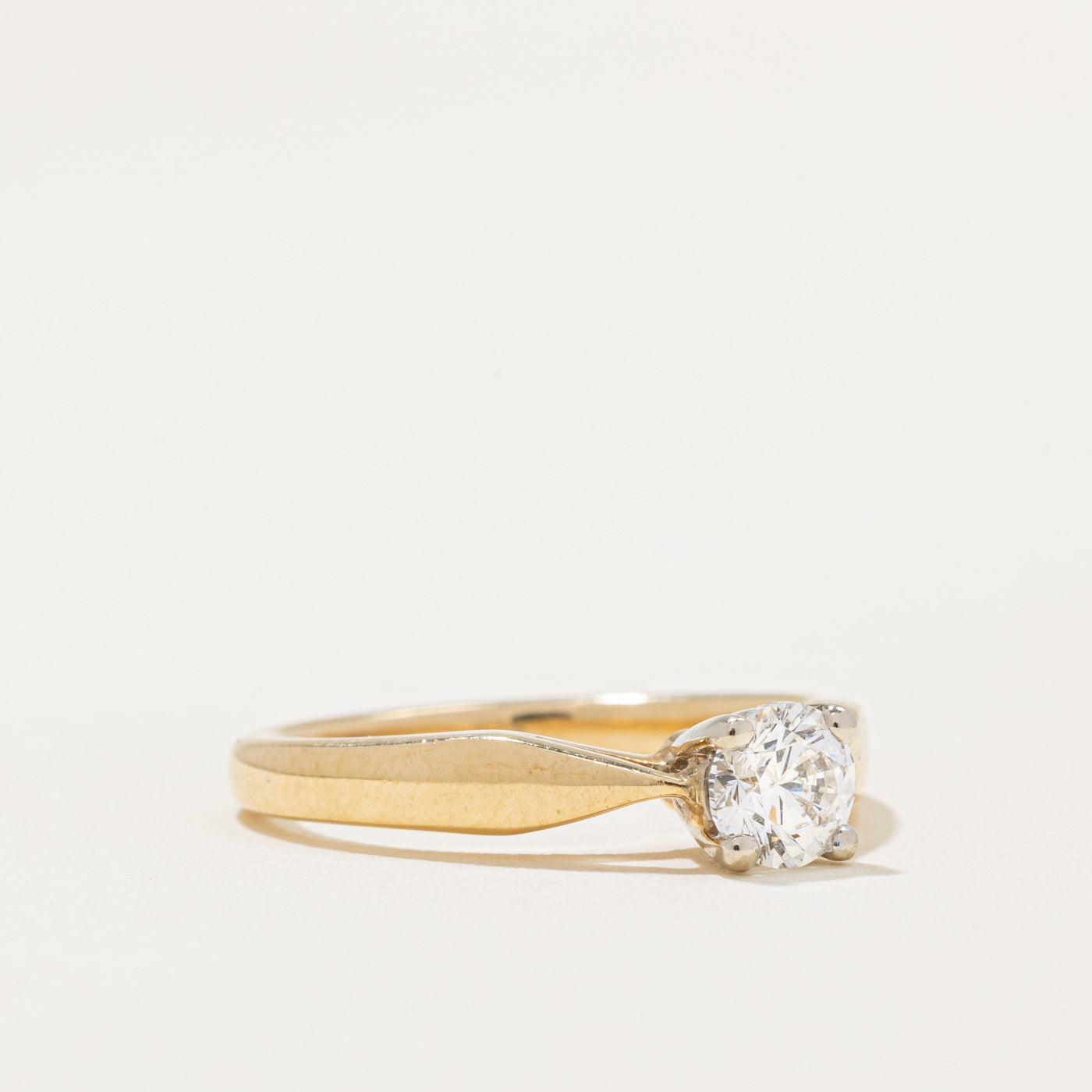 Bague de fiançailles en diamant | 0,36 ct I1 I/J | Taille 5,75 |