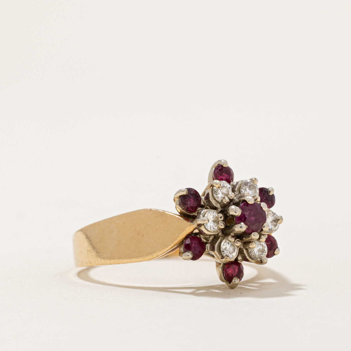Ruby & Diamond Cocktail Ring | 0.68ctw, 0.24ctw | SZ 8 |
