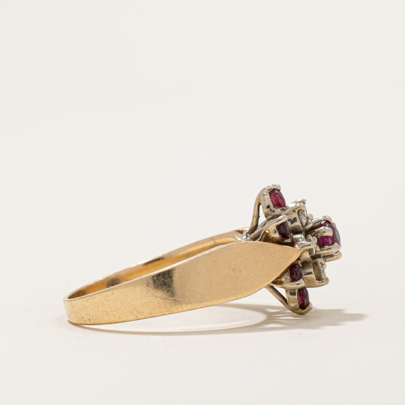 Ruby & Diamond Cocktail Ring | 0.68ctw, 0.24ctw | SZ 8 |