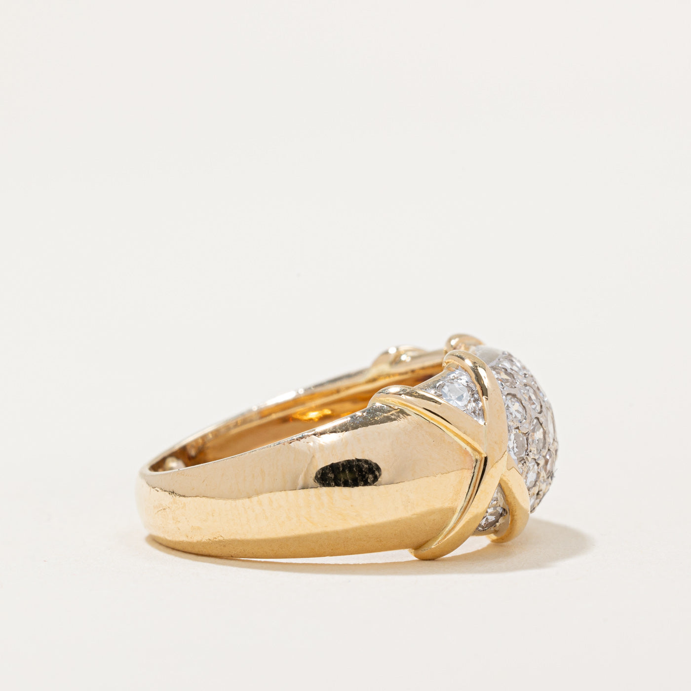 Pave Set Diamond Ring | 1.00ctw | SZ 6 |