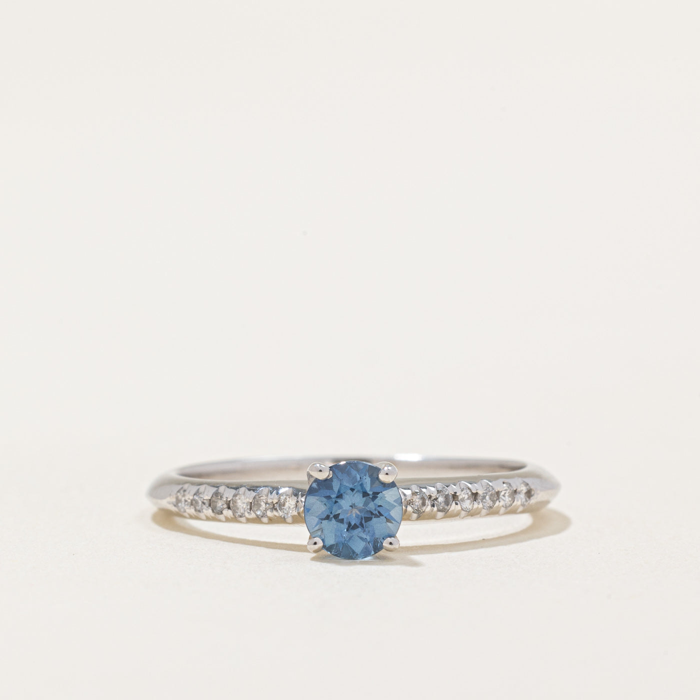 Sapphire & Diamond Ring | 0.40ct, 0.08ctw | SZ 5.75 |