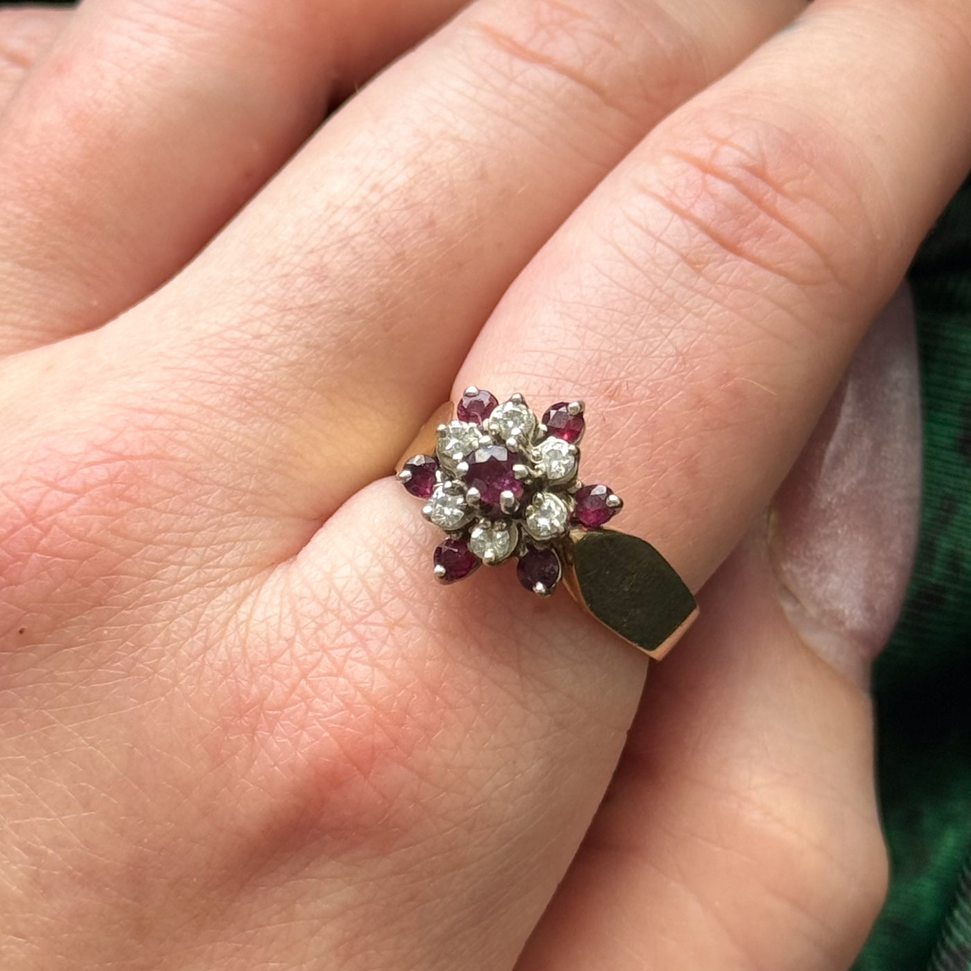 Ruby & Diamond Cocktail Ring | 0.68ctw, 0.24ctw | SZ 8 |
