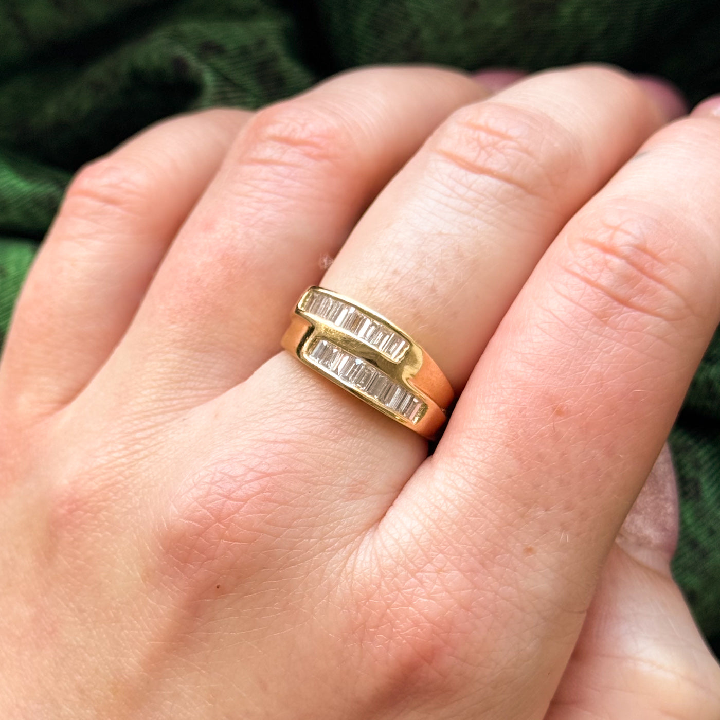 Baguette Cut Diamond Ring | 0.83ctw | SZ 6.25 |