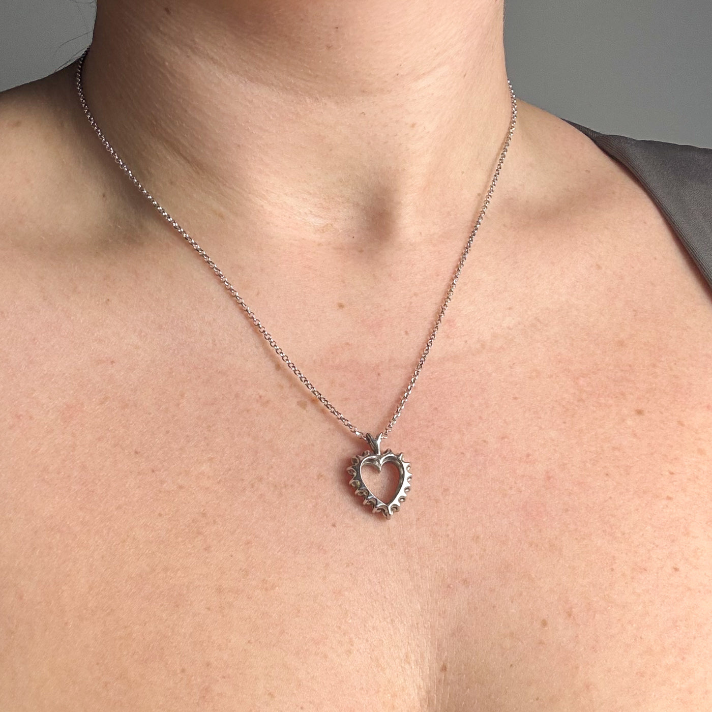 Diamond Heart Pendant & Necklace | 0.40ctw | 18" |