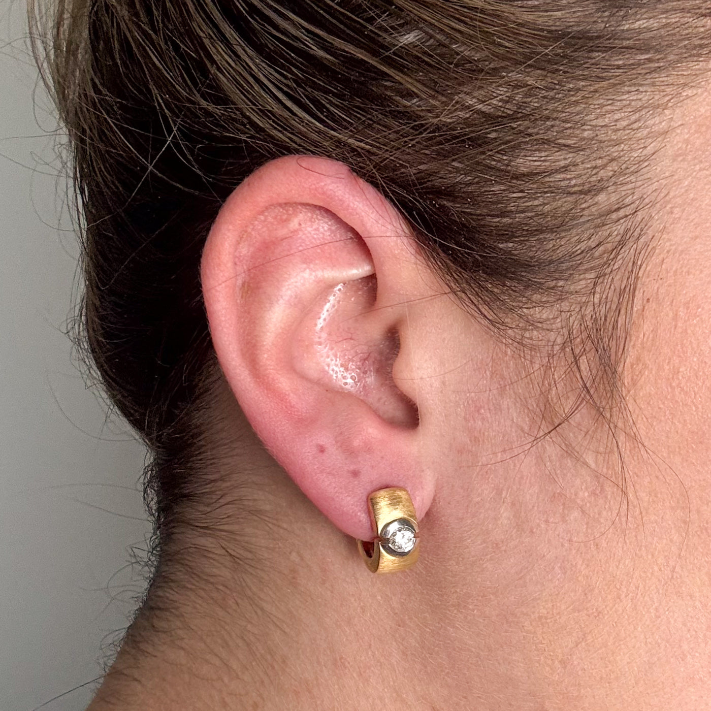 Diamond Huggie Earrings | 0.38ctw |