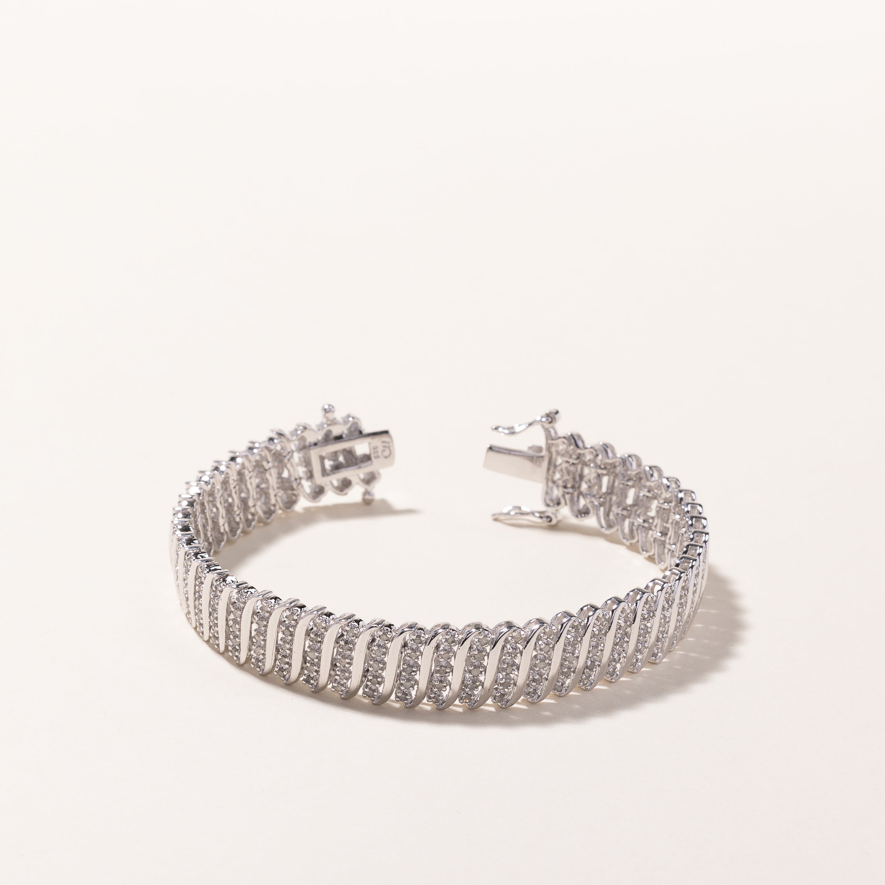 Silver Tennis Bracelet | 1.41ctw | 7" |