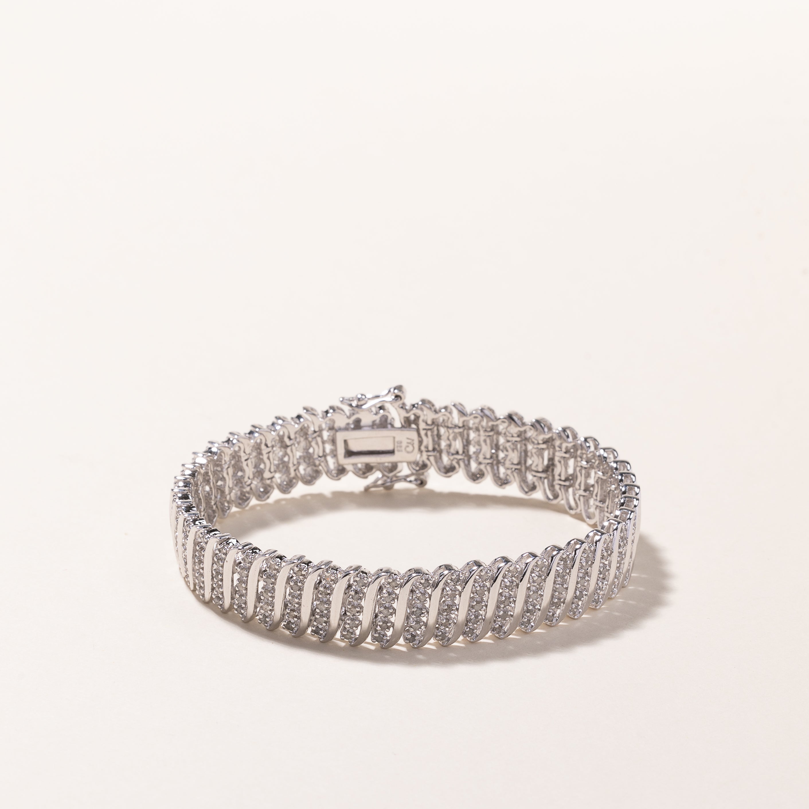 Silver Tennis Bracelet | 1.41ctw | 7" |