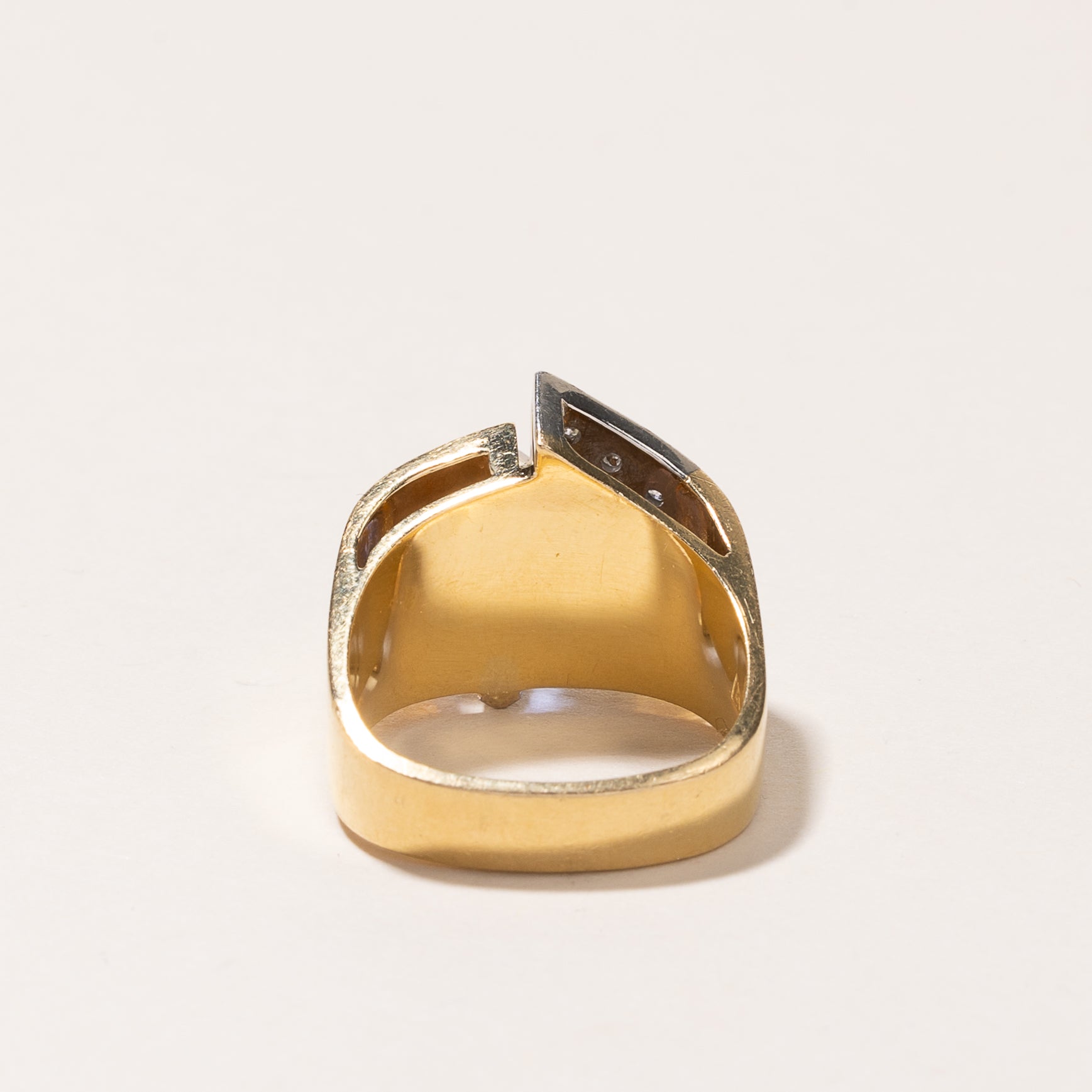 18k Yellow Gold Tanzanite & Diamond Ring | 0.82ct, 0.32ctw | SZ 6.75