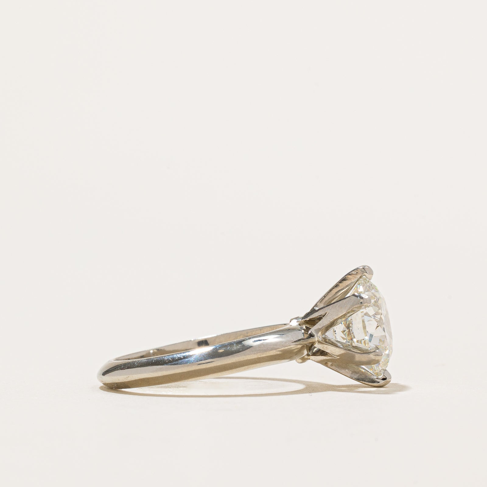 GIA Certified Solitaire Diamond Engagement Ring | GIA 2.50ct VS2 K Ex | SZ 5 |