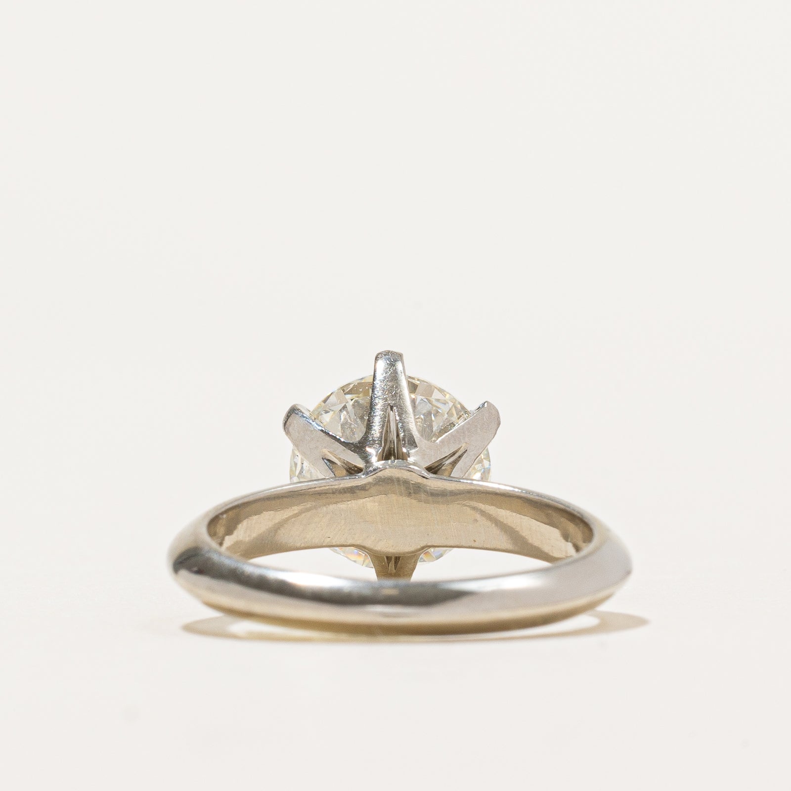 GIA Certified Solitaire Diamond Engagement Ring | GIA 2.50ct VS2 K Ex | SZ 5 |