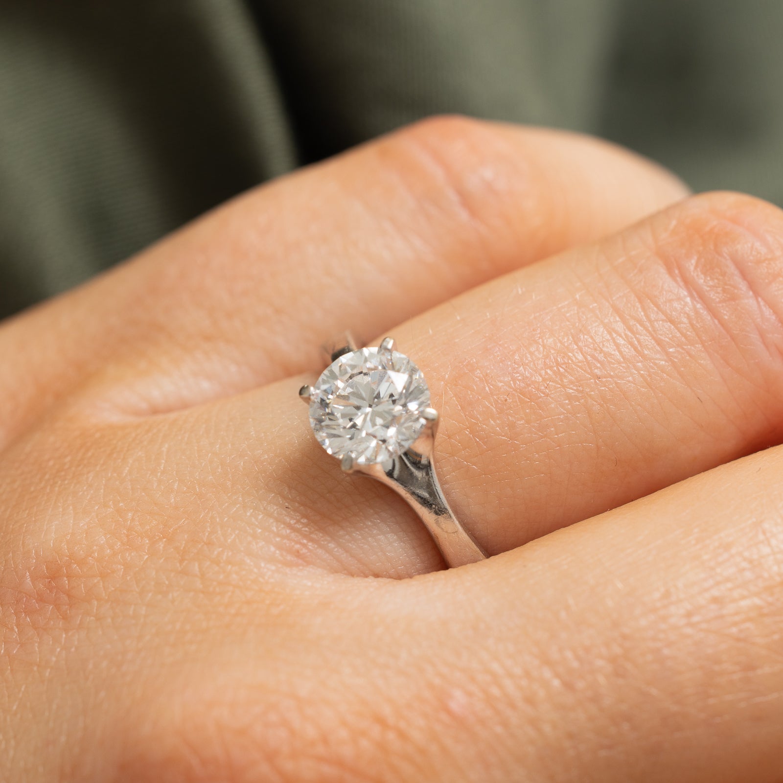 GIA Solitaire Diamond Ring | 1.50ct | SZ 6.5