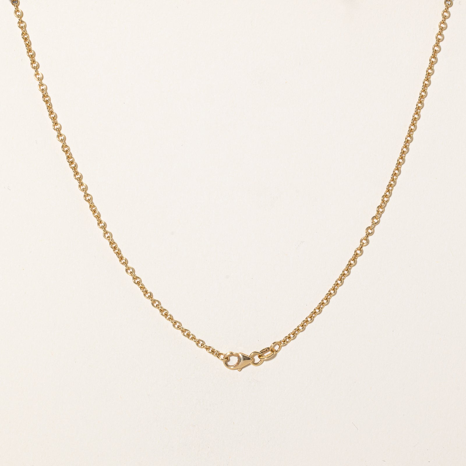 GIA Certified Bezel Set Diamond Necklace | 1.70ct SI1 Q/R | 16"