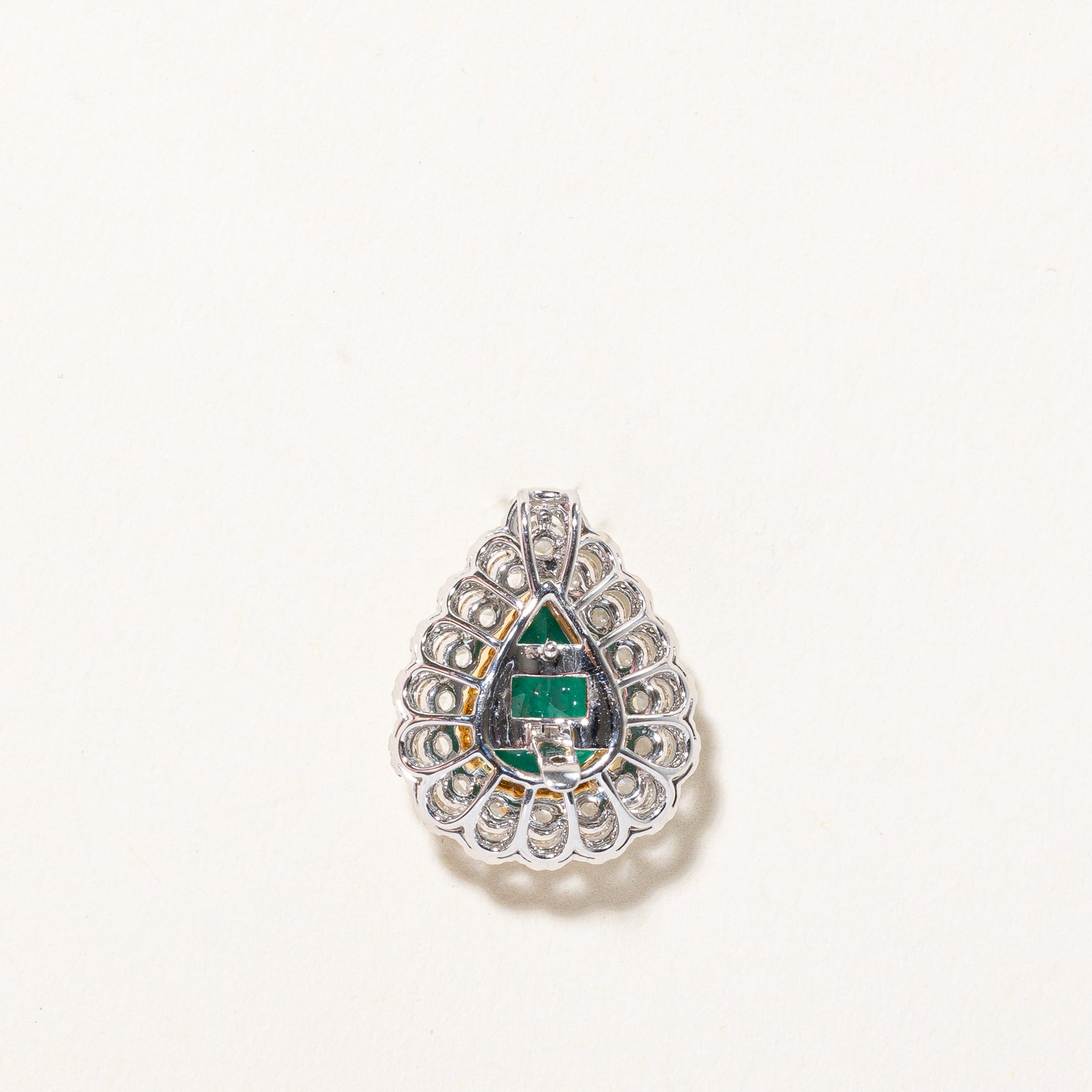 Emerald & Diamond Convertible Pendant & Ring | 3.70ct, 1.05ctw | SZ 6.25