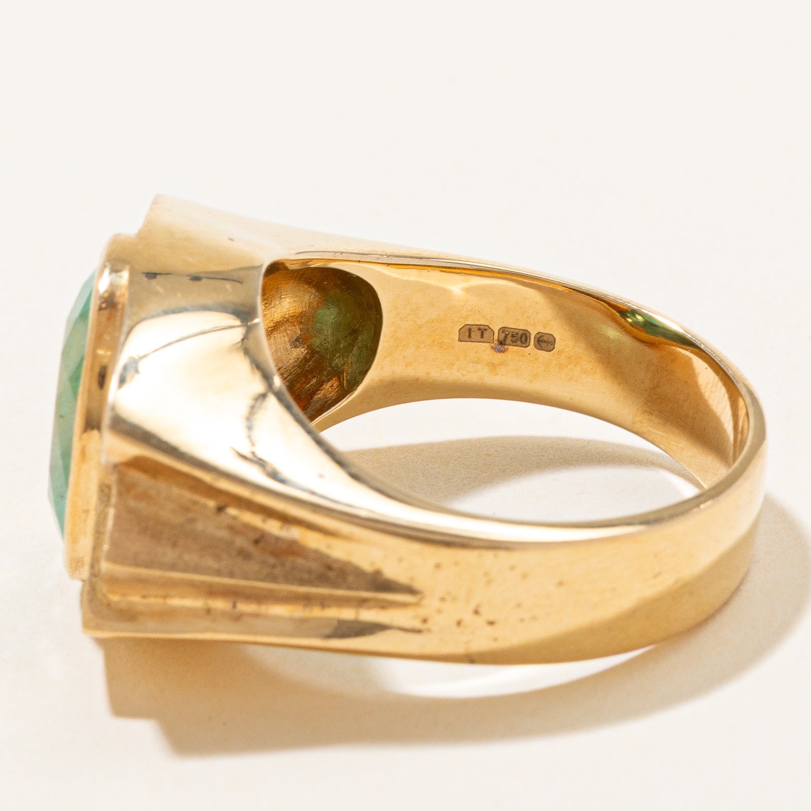 5.75ct Colombian Emerald & Diamond Cocktail Ring | 5.75ct, 0.12ctw | SZ 10