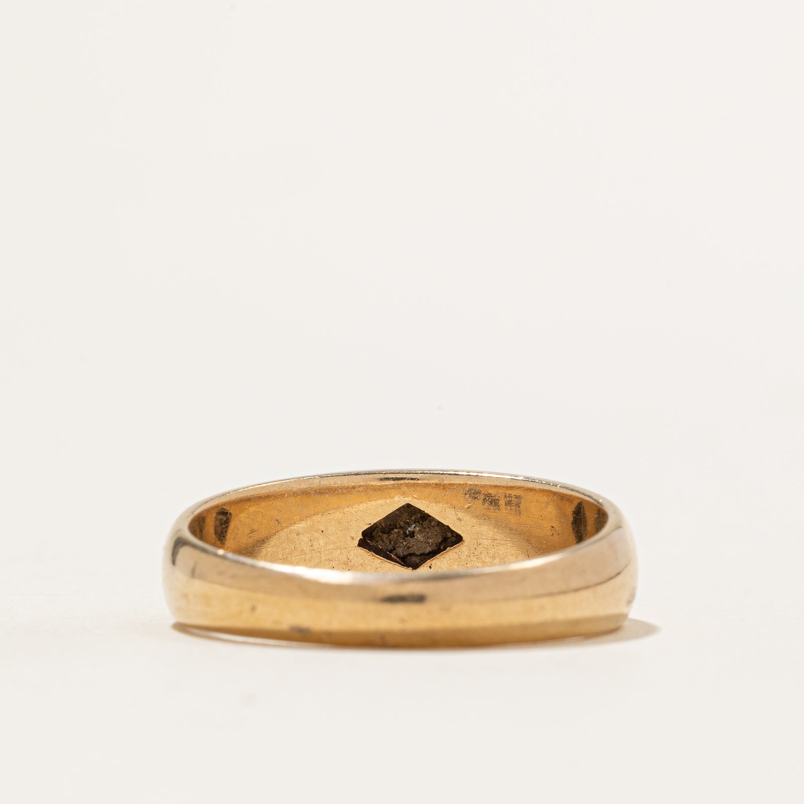 Single Stone Diamond Band | 0.01ct | SZ 11