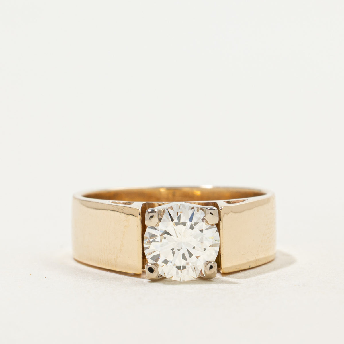 Solitaire Round Brilliant Cut Diamond Ring | 1.00ct VS1 F/G VG | Sz 6