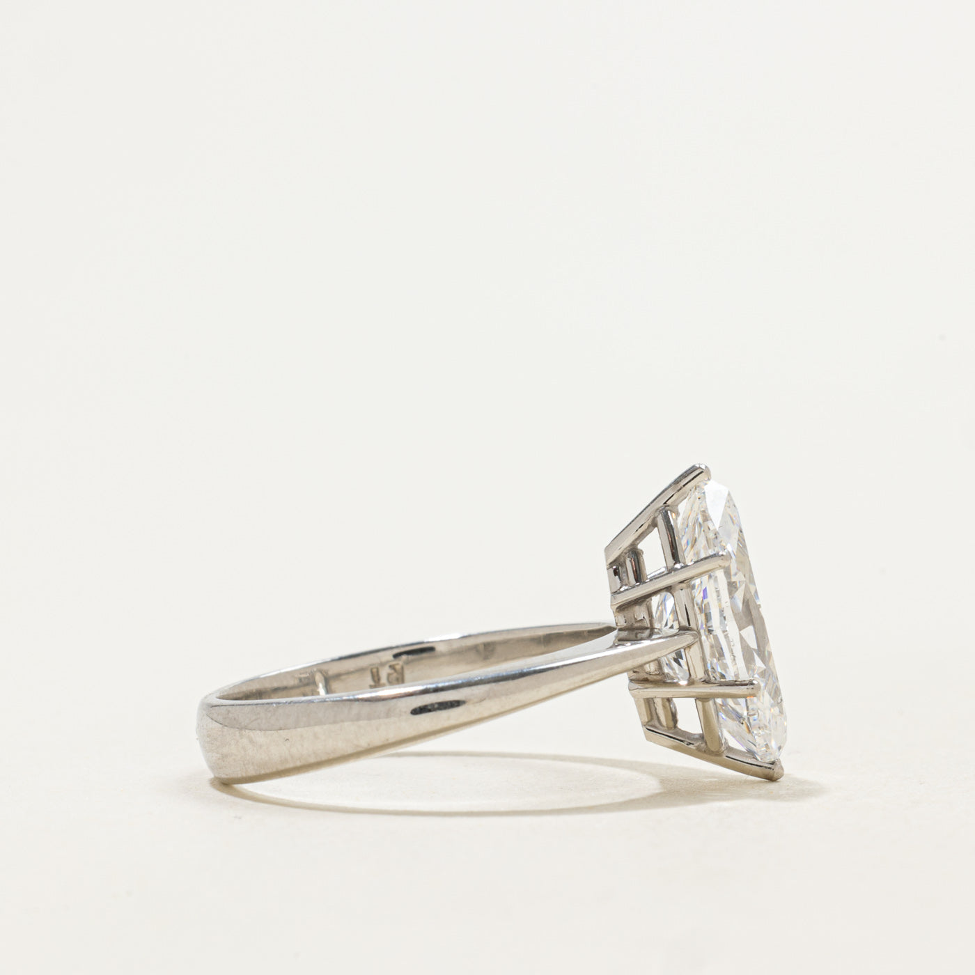 2.37ct Marquise Diamond Solitaire Engagement Ring | 2.37ct SI2 E/F | Sz 6.5
