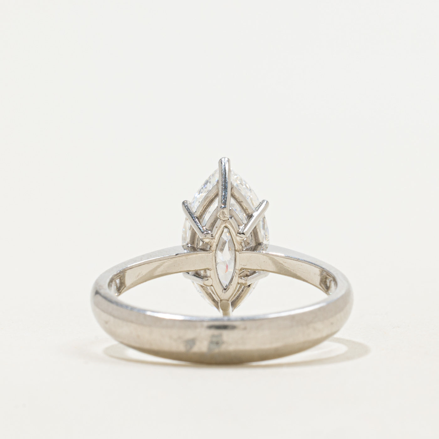 2.37ct Marquise Diamond Solitaire Engagement Ring | 2.37ct SI2 E/F | Sz 6.5
