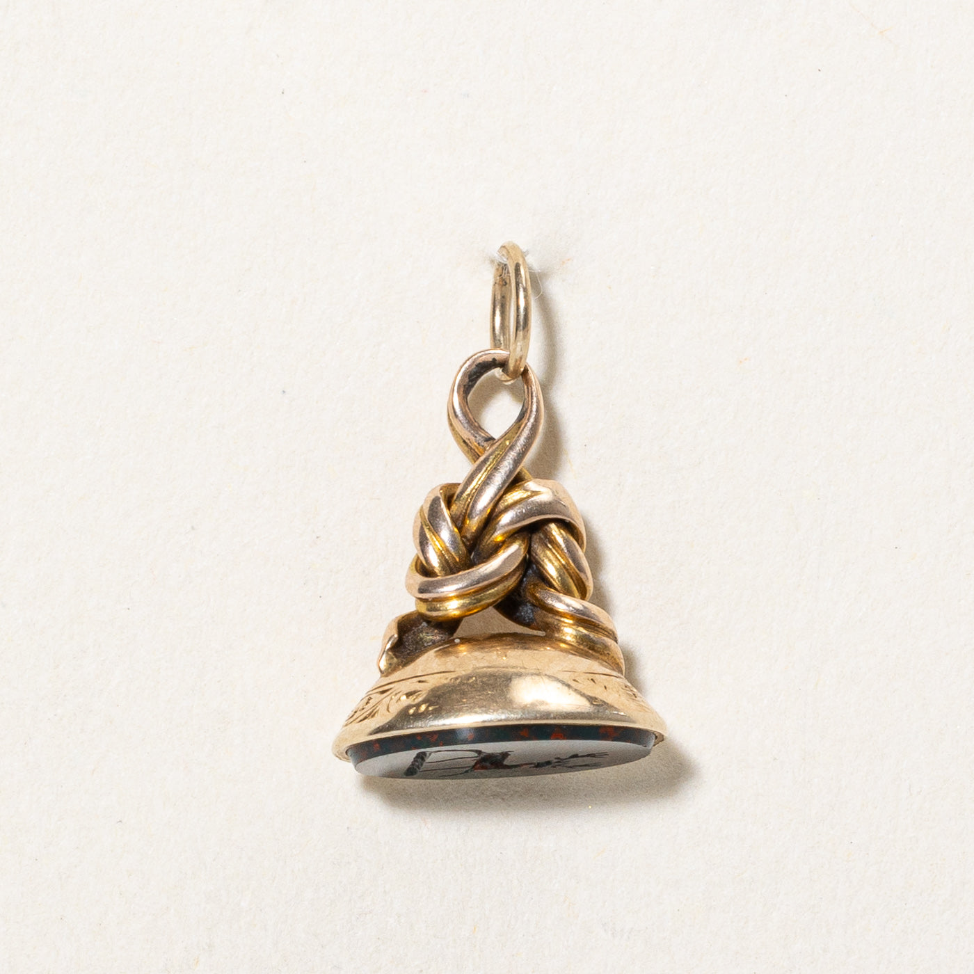 Antique Bloodstone Deer Fob Charm | 0.80ct